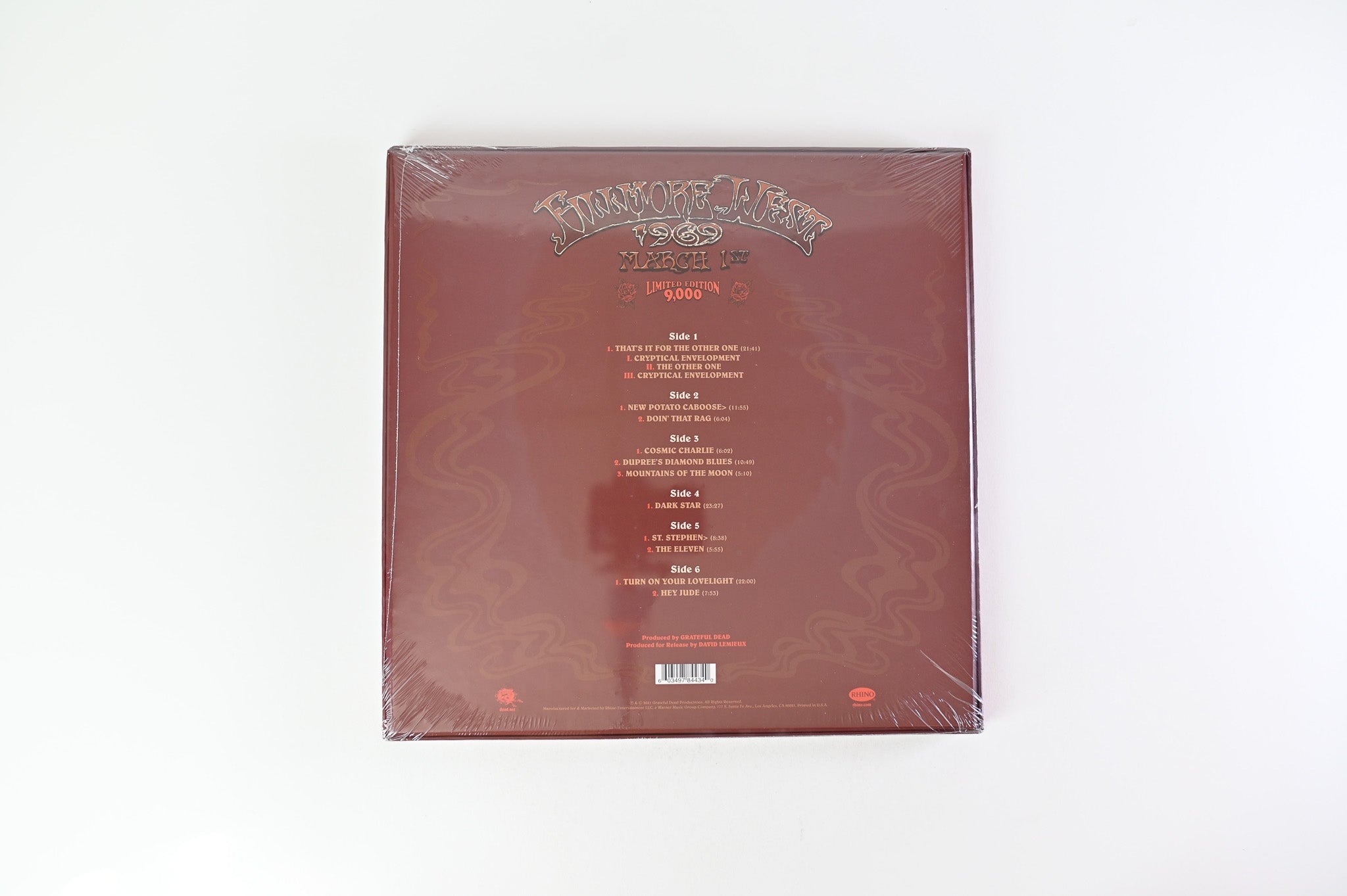The Grateful Dead - Fillmore West 1969: March 1st on Rhino Ltd Box Set Sealed