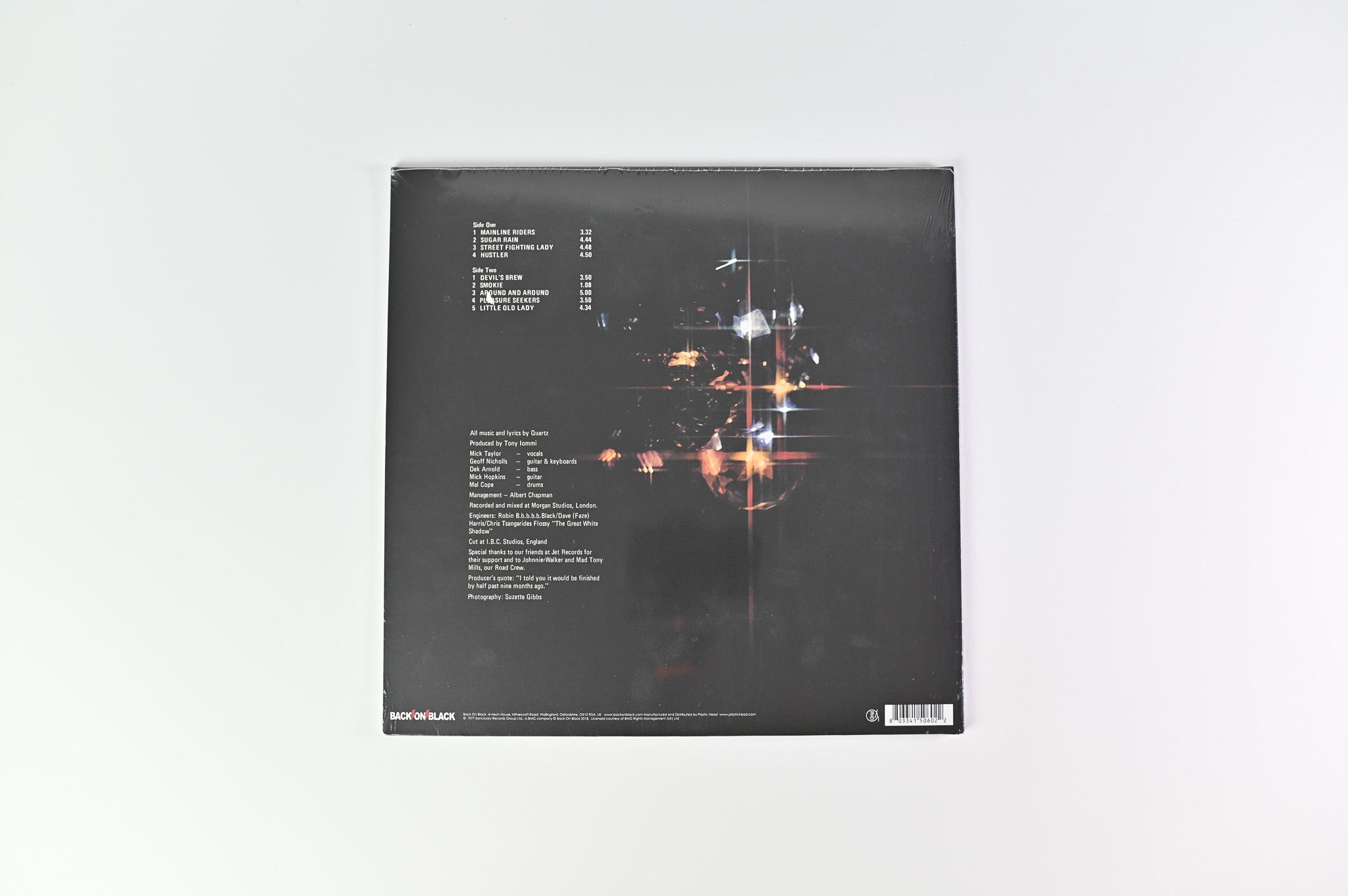 Quartz - Quartz on Back on Black Red Vinyl Reissue Sealed