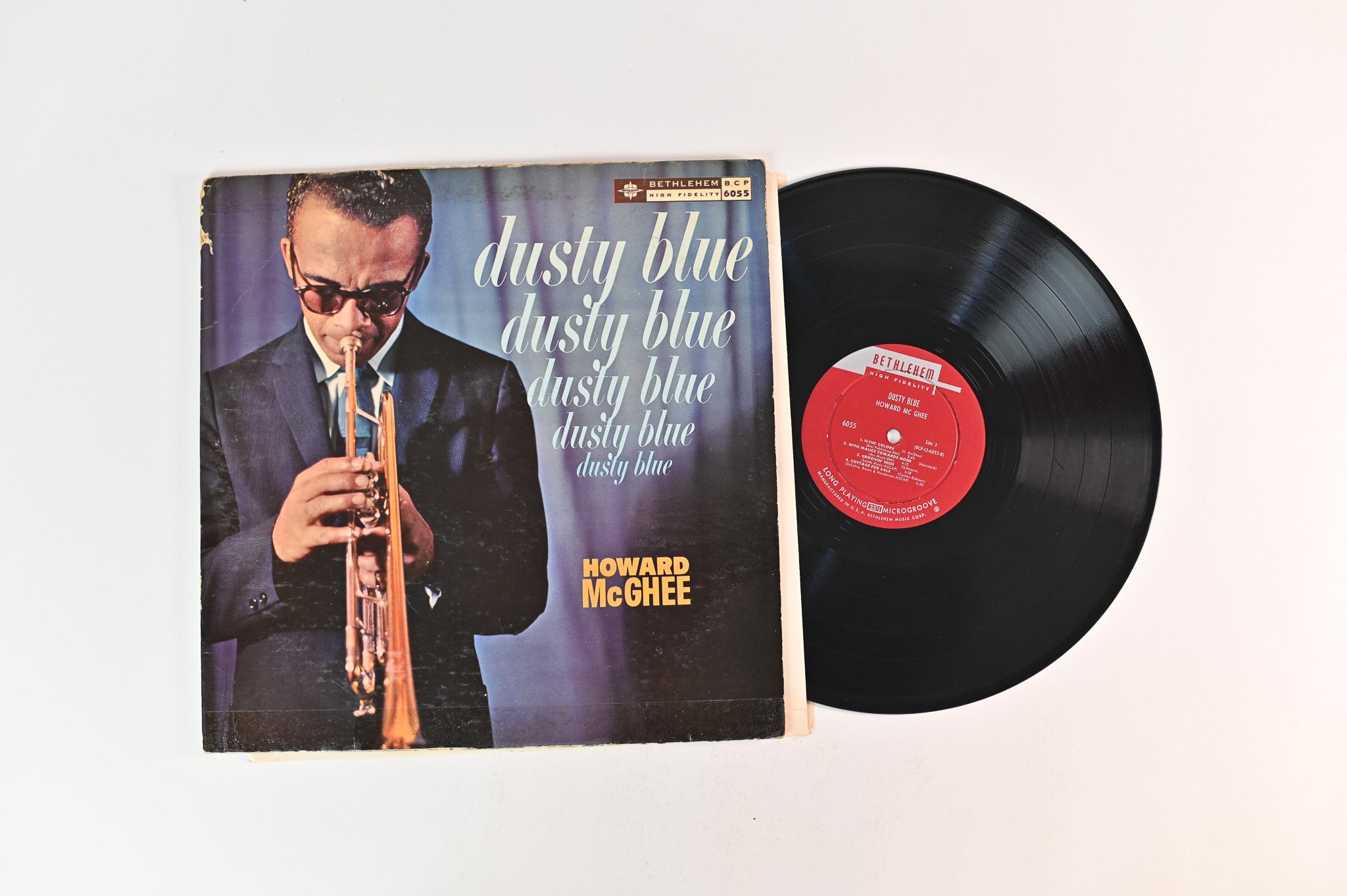 Howard McGhee - Dusty Blue on Bethlehem Mono Deep Groove