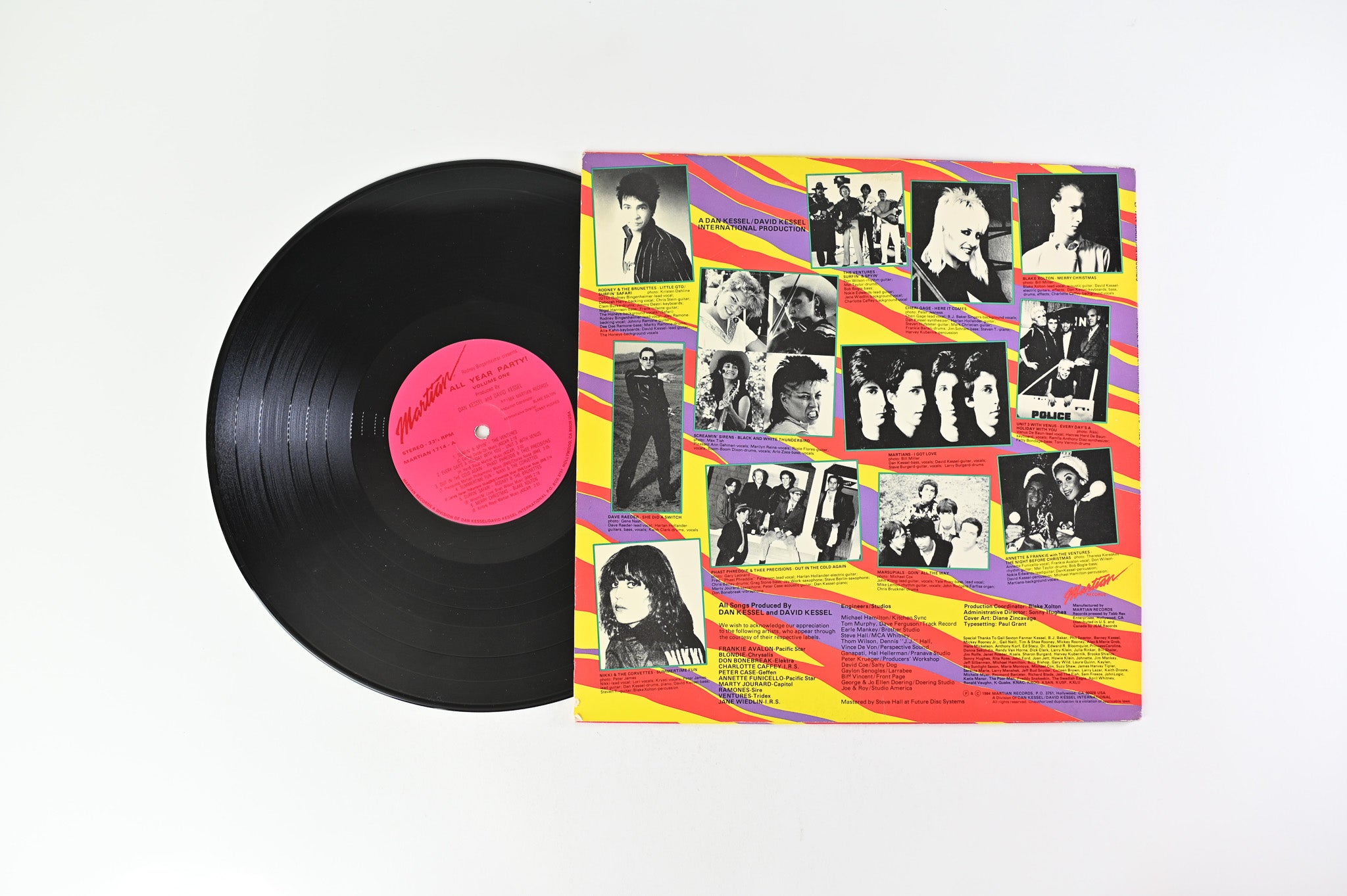 Various - Rodney Bingenheimer Presents "All Year Party!" Volume One on Martian Records