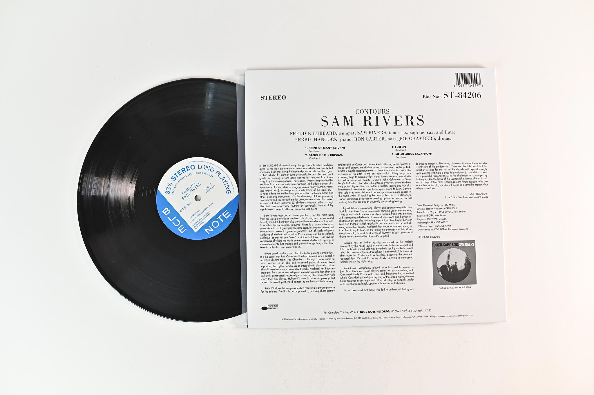 Sam Rivers - Contours on Blue Note Tone Poet Series Reissue