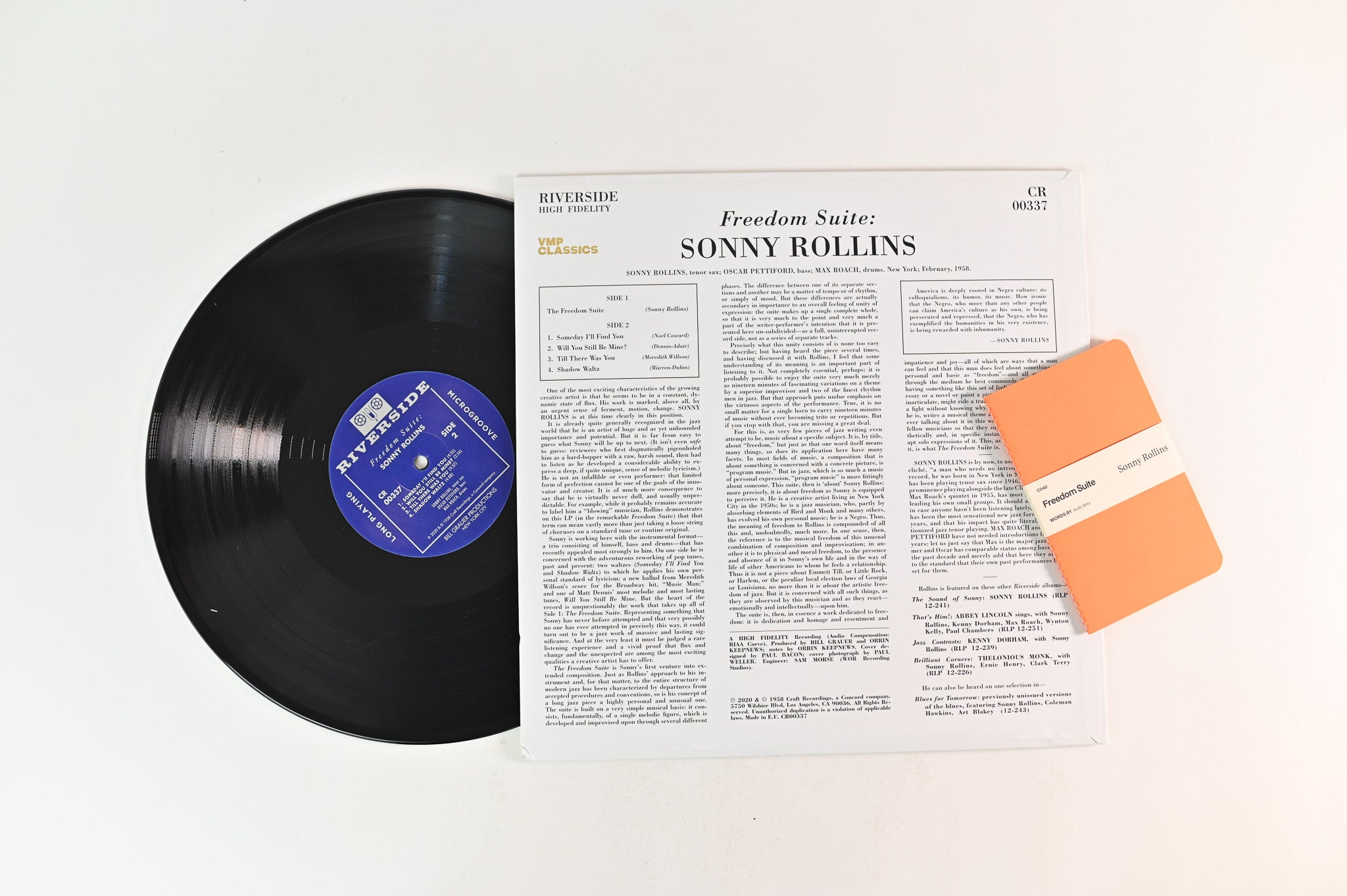 Sonny Rollins - Freedom Suite on Vinyl Me Please Classics 180 Gram Reissue