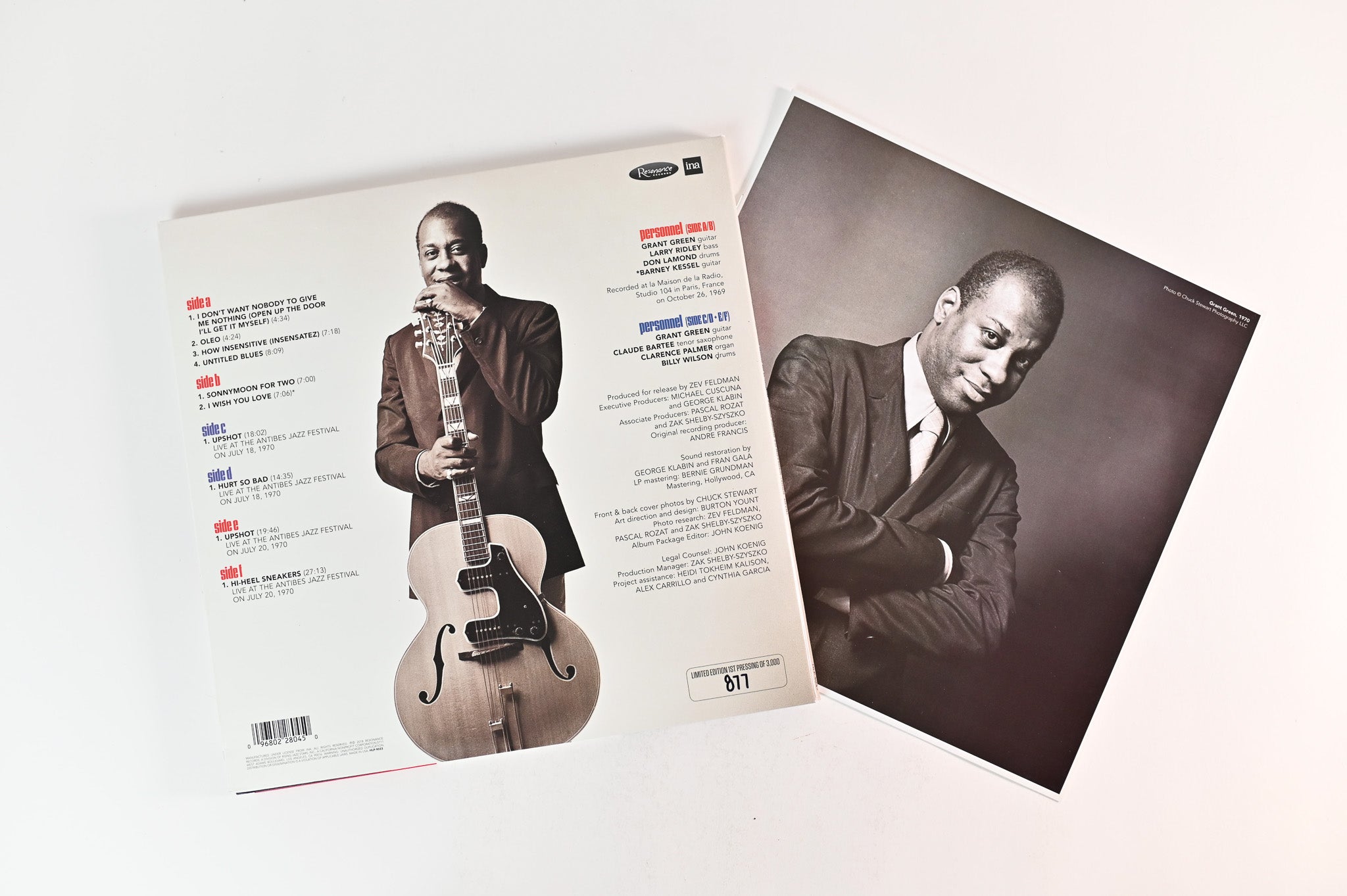 Grant Green - Funk In France: From Paris To Antibes (1969-1970) on Resonance LTd Numbered RSD 2018