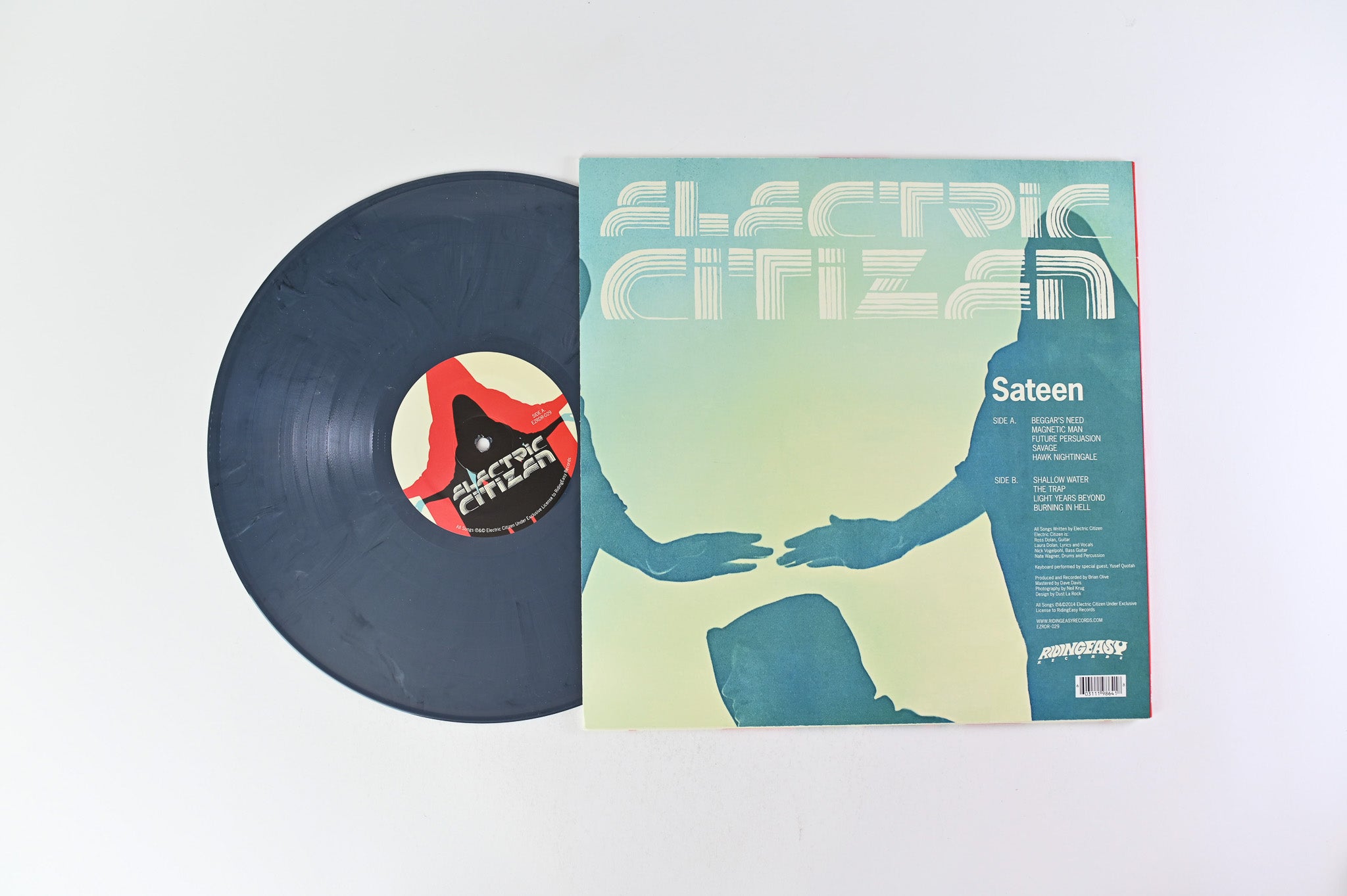 Electric Citizen - Sateen on RidingEasy Records - Grey Marble Vinyl