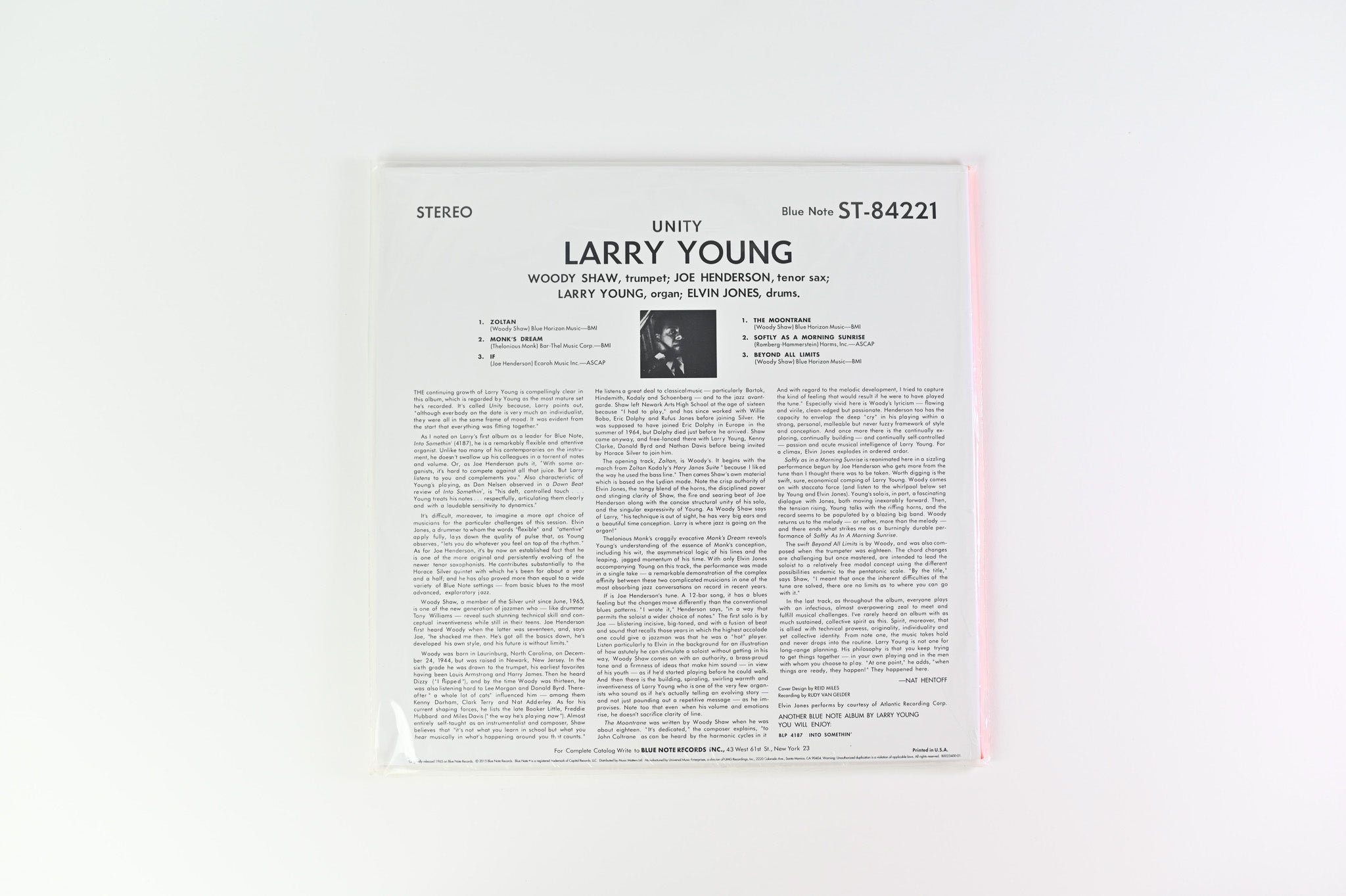 Larry Young - Unity on Blue Note Ltd 180 Gram Music Matters Reissue Sealed
