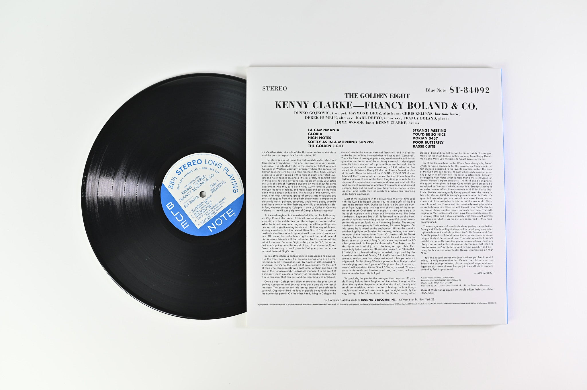 Kenny Clarke - The Golden Eight on Blue Note Ltd 180 Gram Music Matters Reissue
