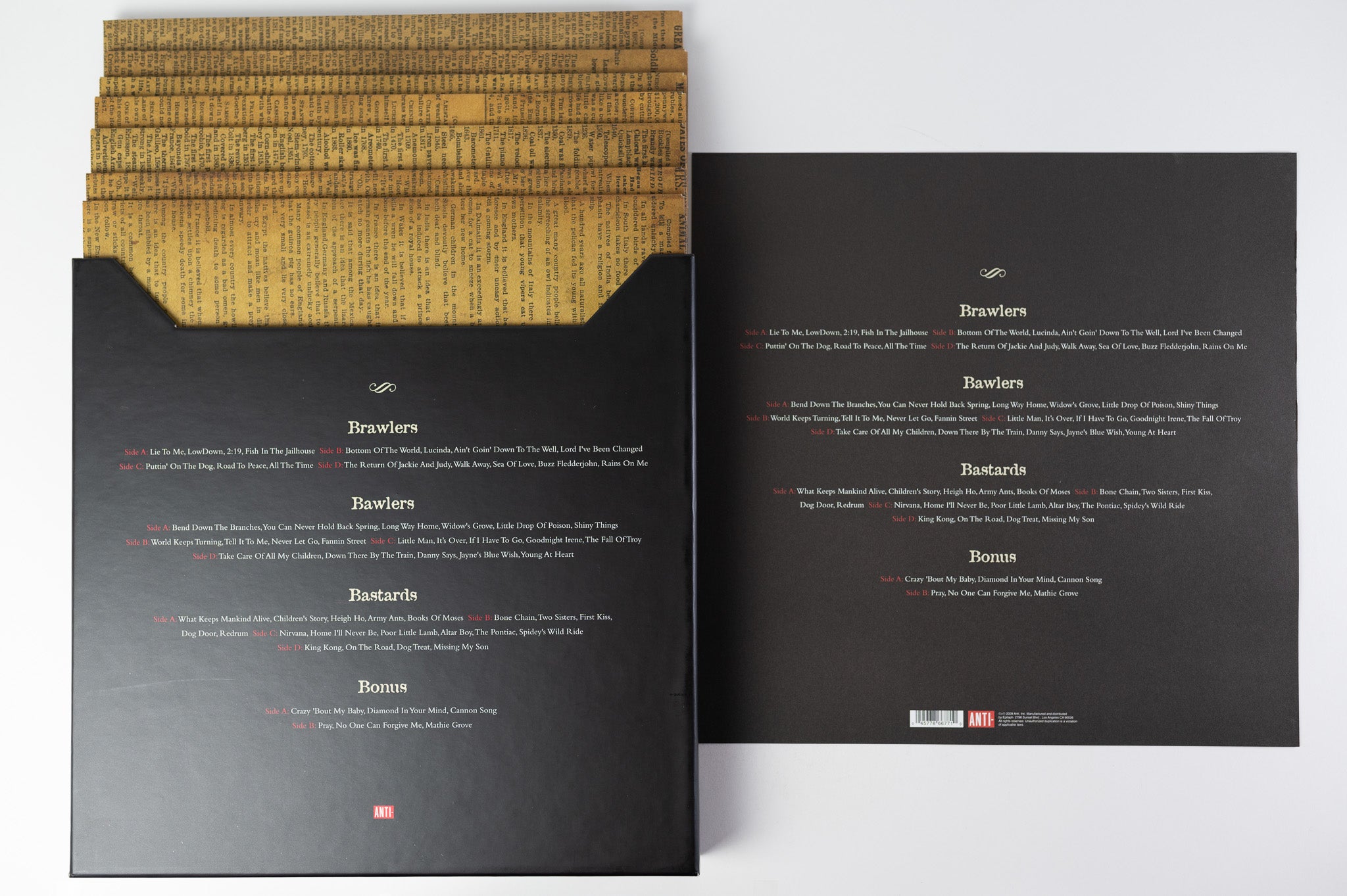 Tom Waits - Orphans (Brawlers, Bawlers & Bastards) on Anti- Ltd Box Set