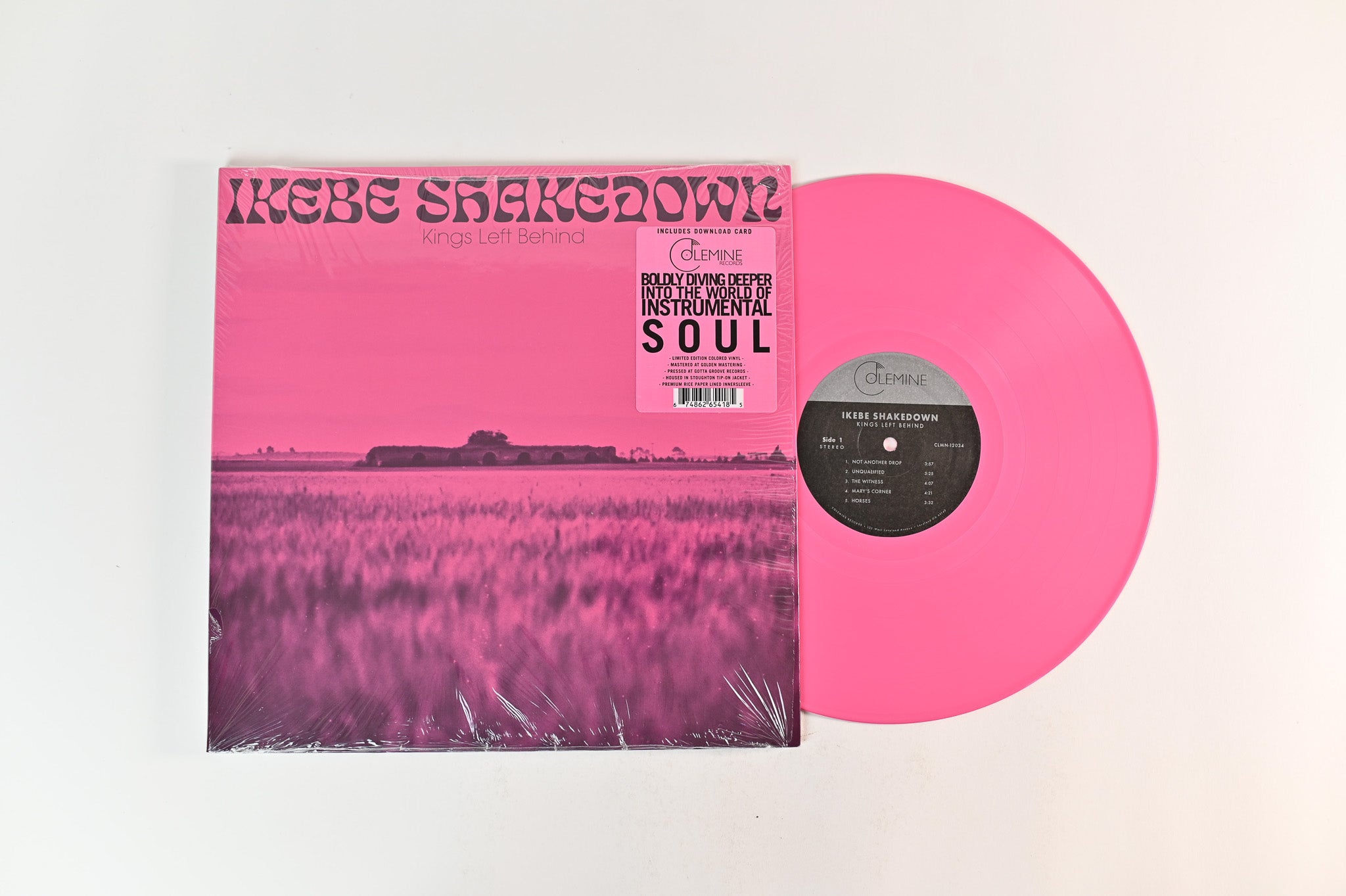 Ikebe Shakedown - Kings Left Behind on Colemine Ltd Numbered Pink Vinyl