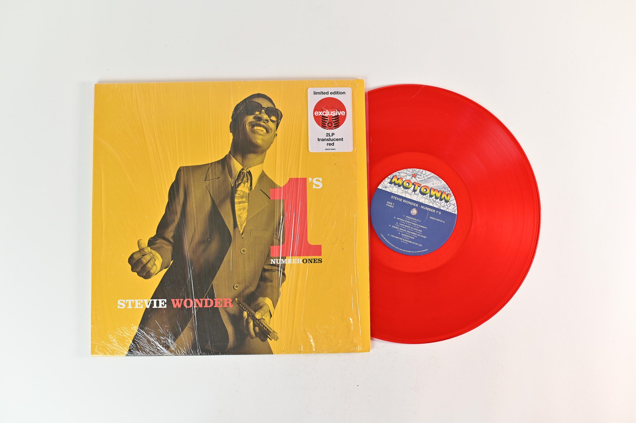 Stevie Wonder - Number 1's on Motown Ltd Red Translucent Target Exclusive Reissue