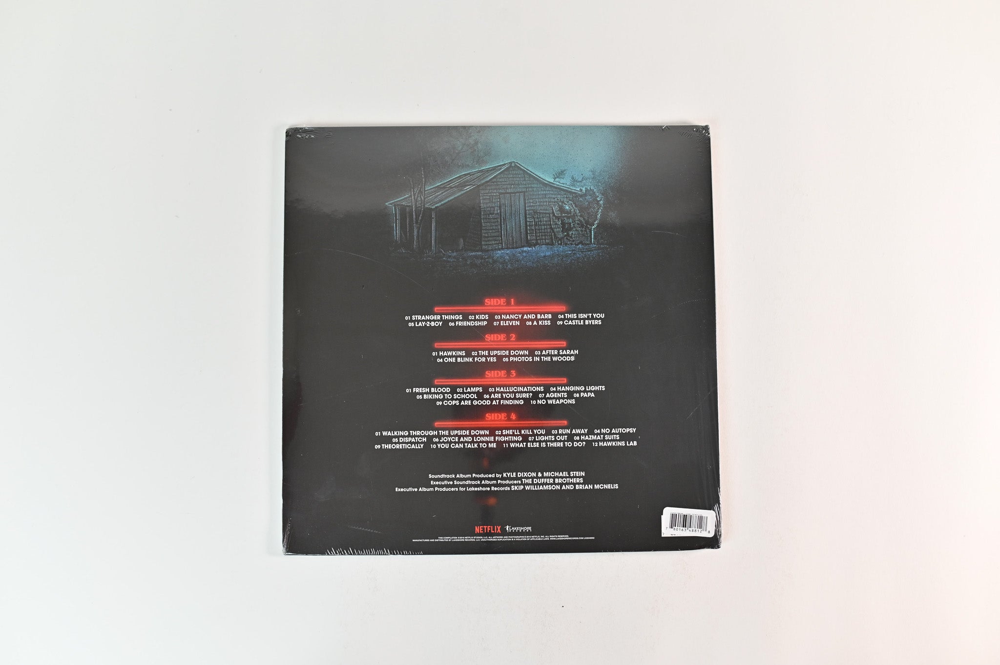 Kyle Dixon - Stranger Things - Volume One (A Netflix Original Series) on Lakeshore Ltd Red & White Swirl Sealed