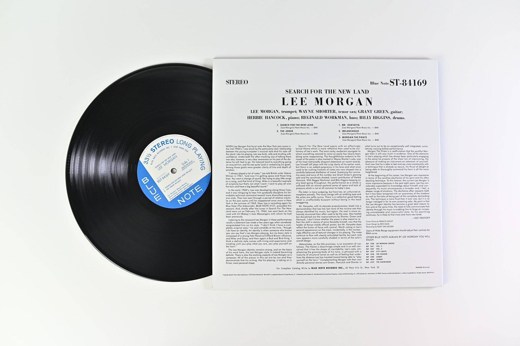 Lee Morgan - Search For The New Land on Blue Note Ltd 180 Gram Music Matters Reissue