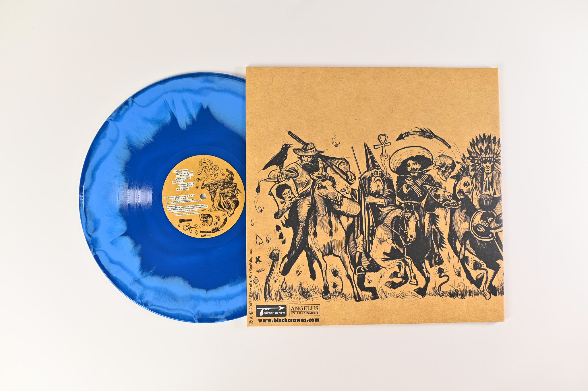 The Black Crowes - Warpaint on Silver Arrow Ltd Blue Vinyl