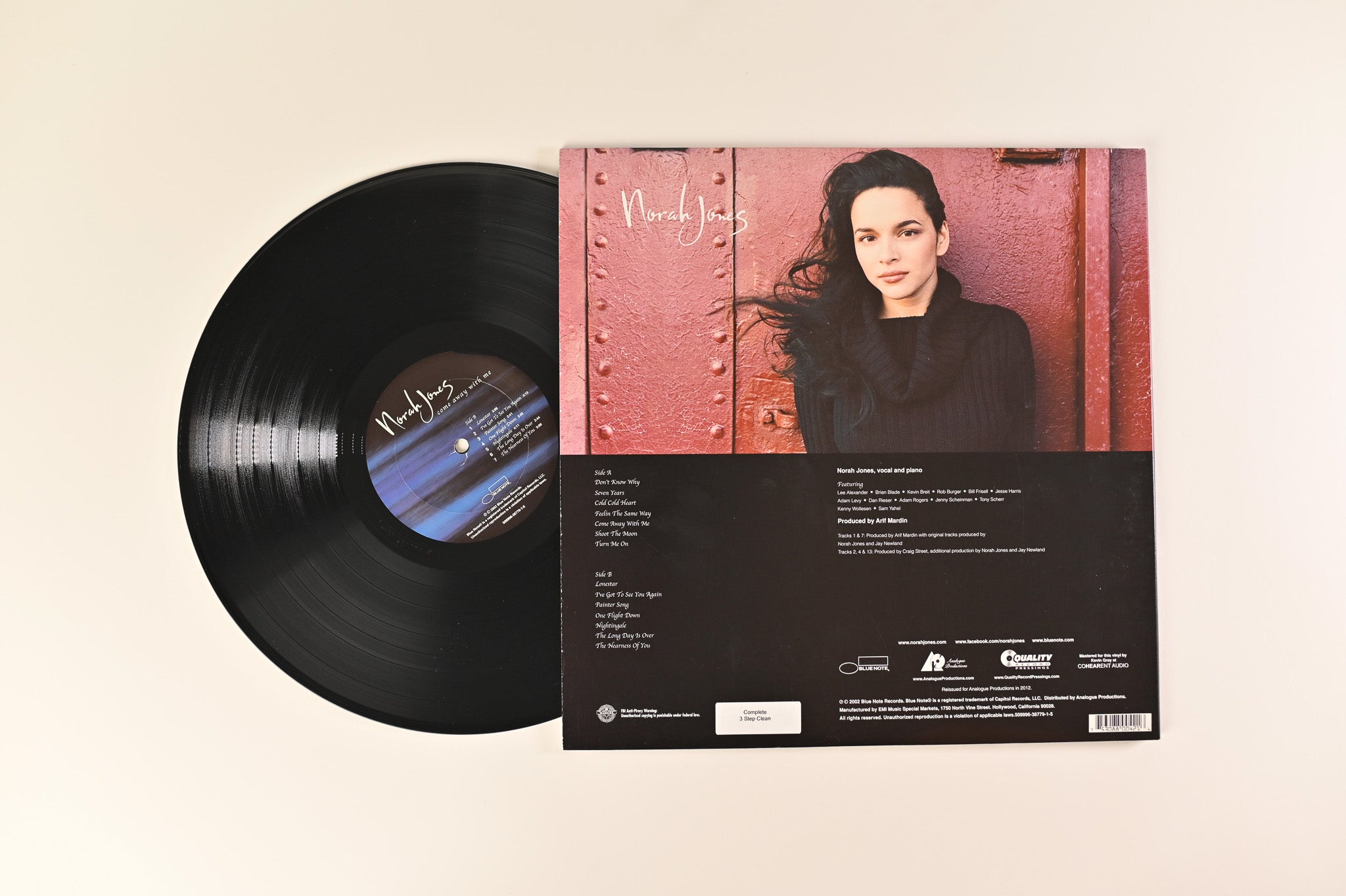 Norah Jones - Come Away With Me on Analogue Productions 200 Gram Reissue