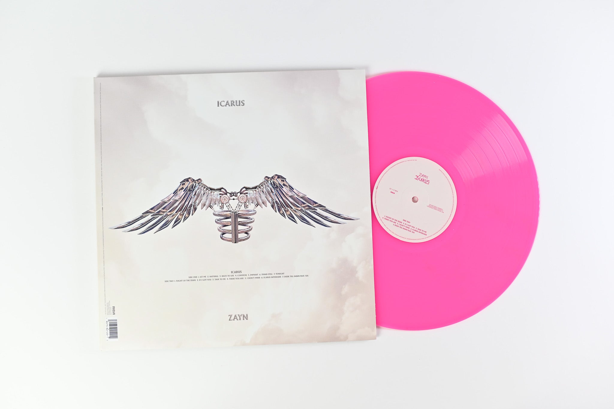 ZAYN - Icarus Falls on RCA Pink Translucent Vinyl