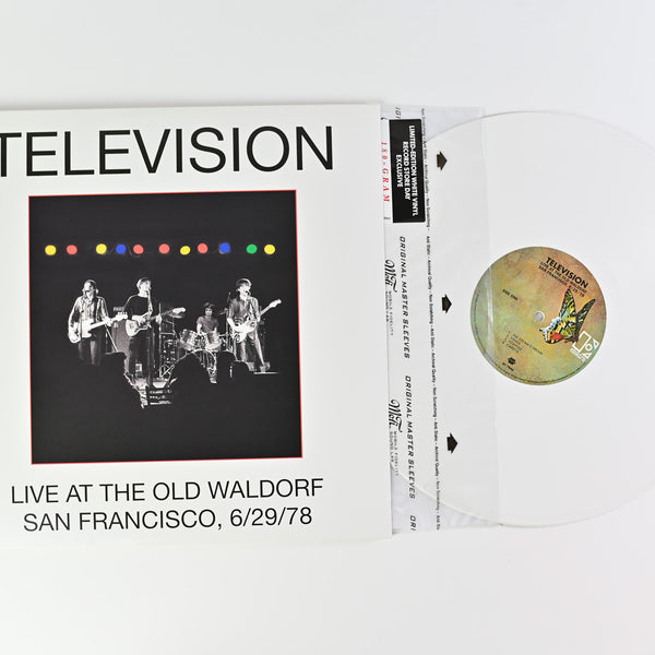 TELEVISION Live at the Waldorf LP レコード