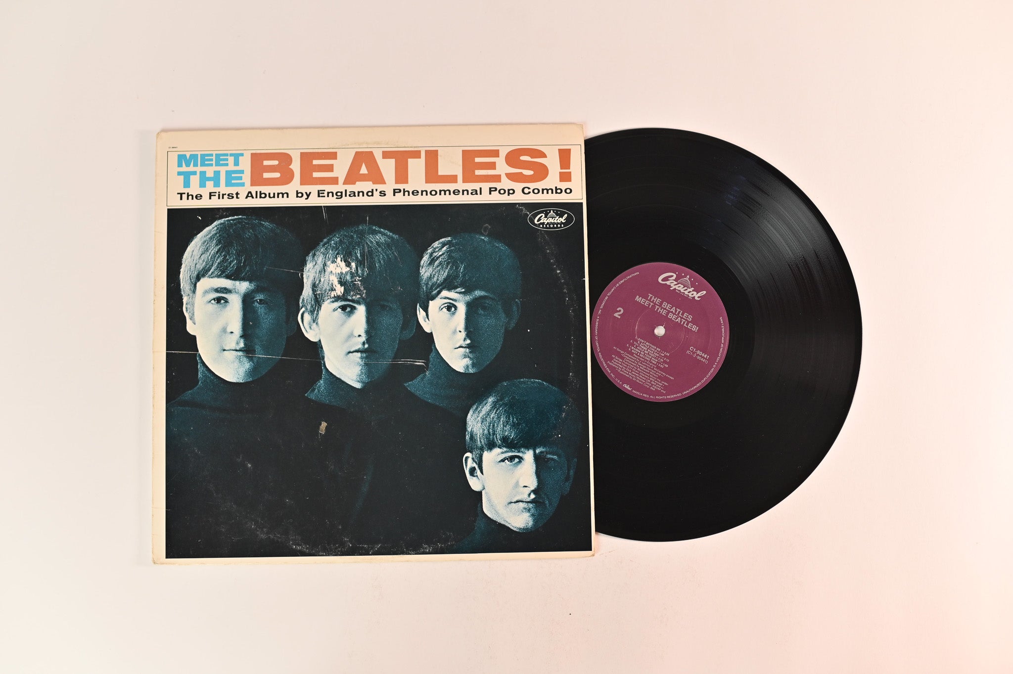 The Beatles - Meet The Beatles! on Capitol Purple Label Reissue