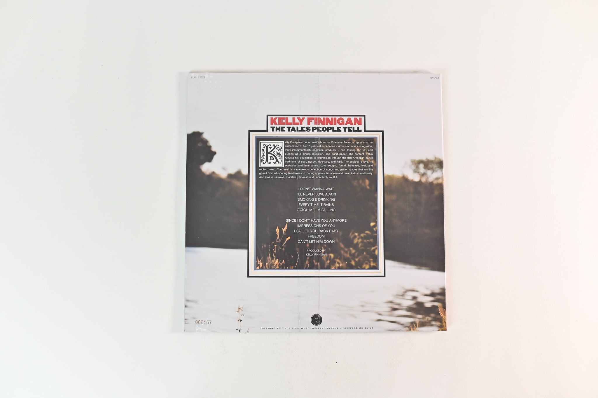 Kelly Finnigan - The Tales People Tell on Colemine Ltd Numbered Red Translucent Sealed