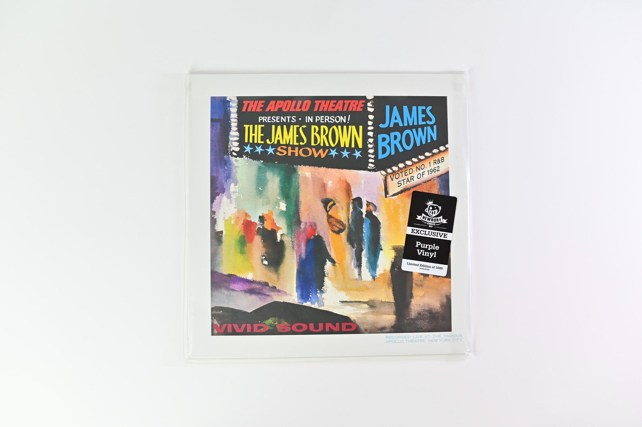 James Brown - 'Live' At The Apollo on Polydor Purple Vinyl Reissue