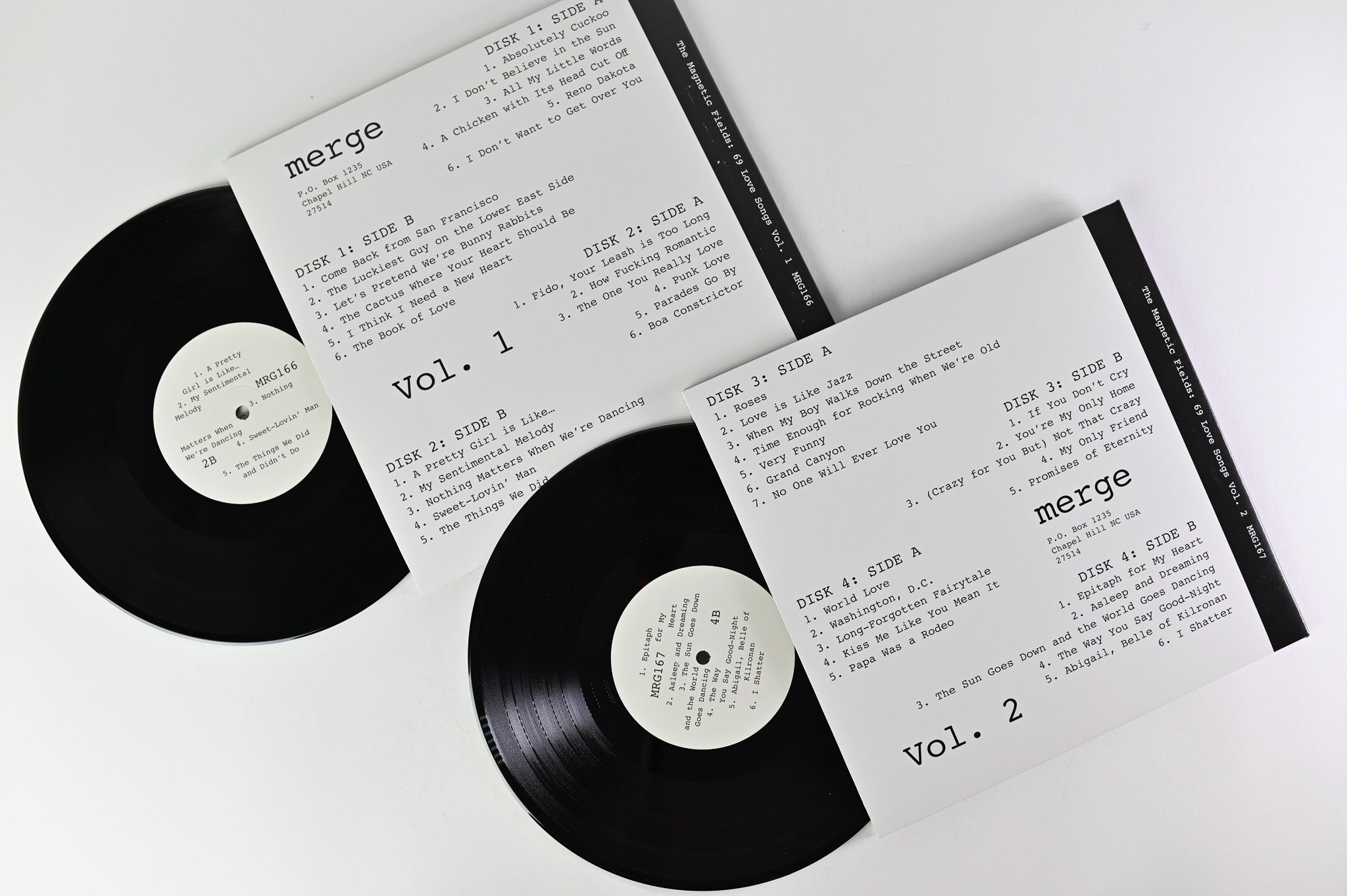 The Magnetic Fields - 69 Love Songs on Merge 10" Box Set