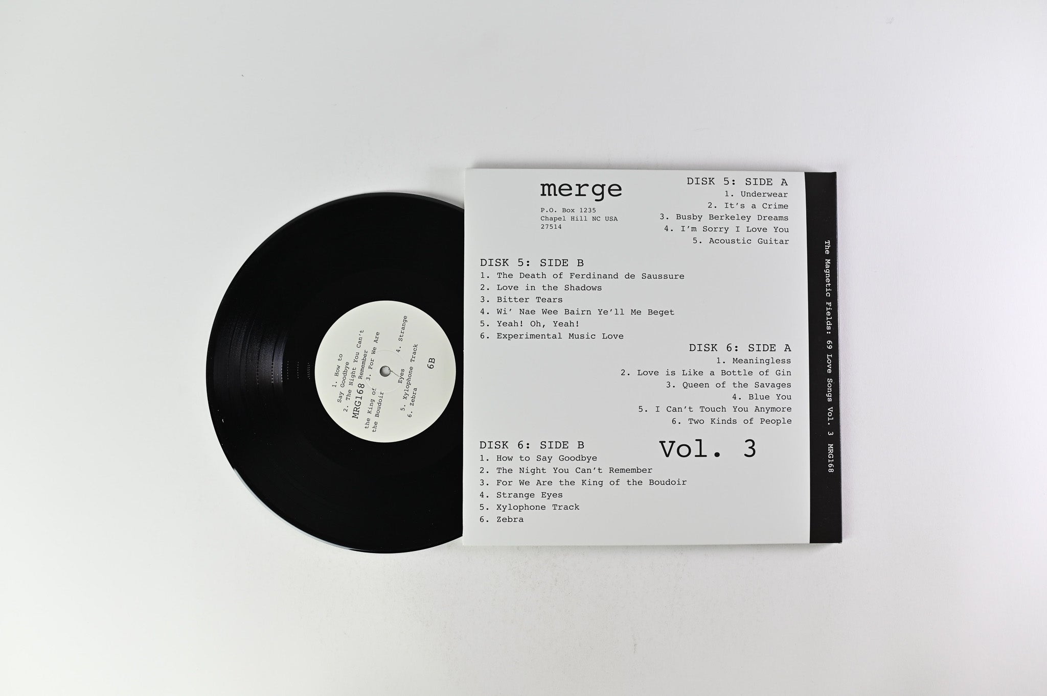 The Magnetic Fields - 69 Love Songs on Merge 10" Box Set