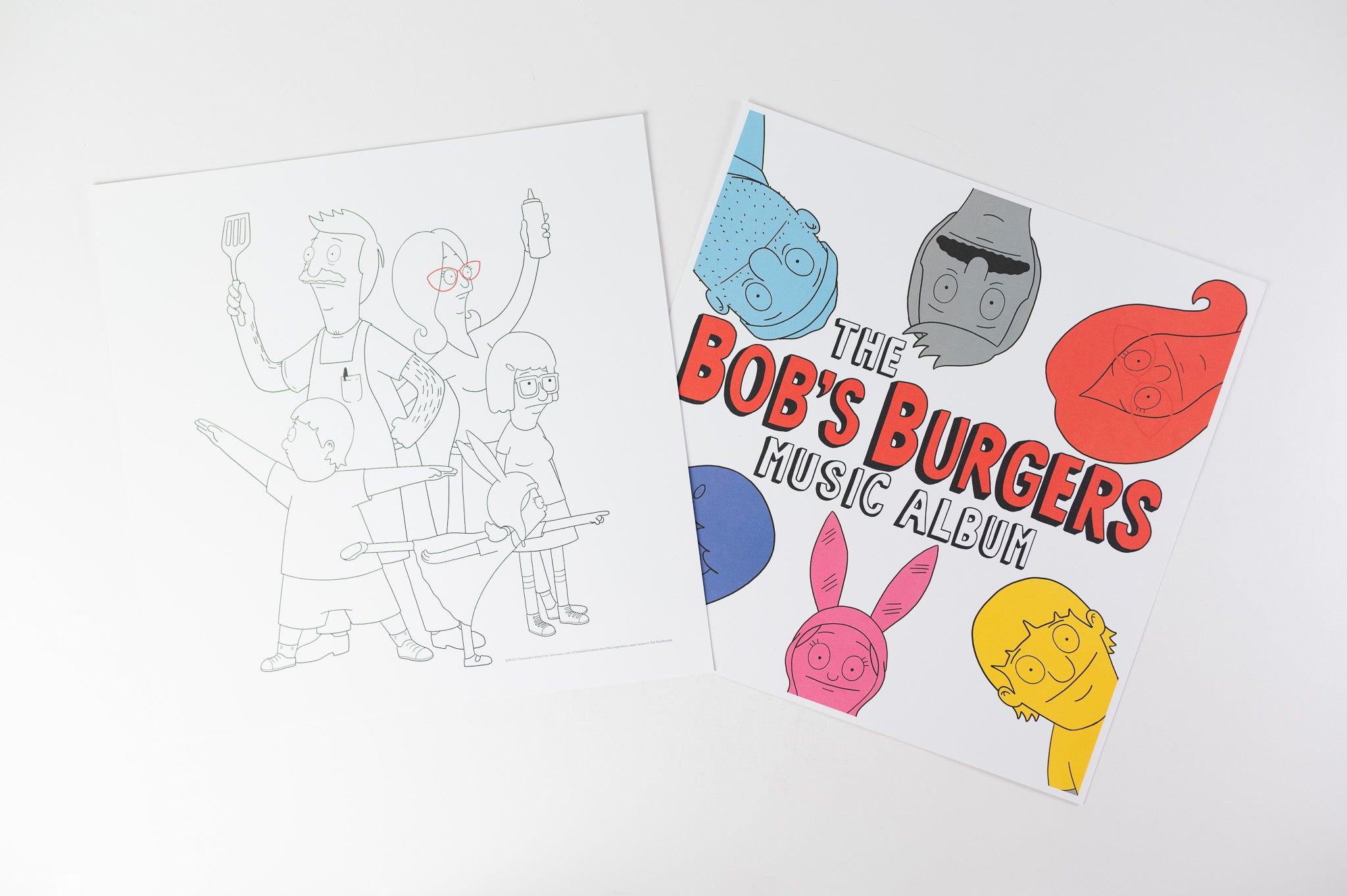 Bob's Burgers - The Bob's Burgers Music Album on Sub Pop Deluxe Ltd Colored Vinyl Box Set
