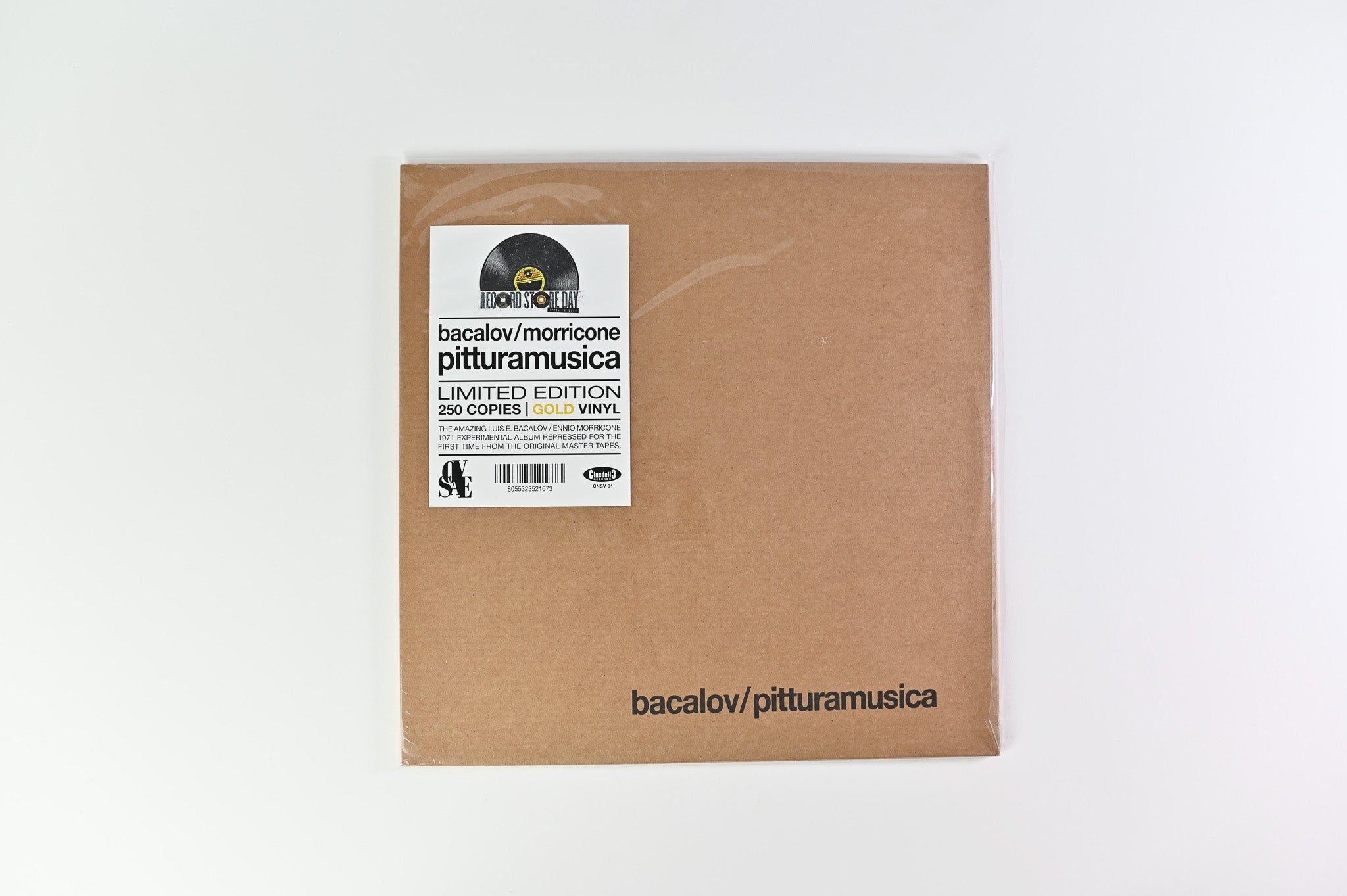 Luis Bacalov - Pitturamusica on Cinedelic RSD 2020 Ltd Gold Reissue