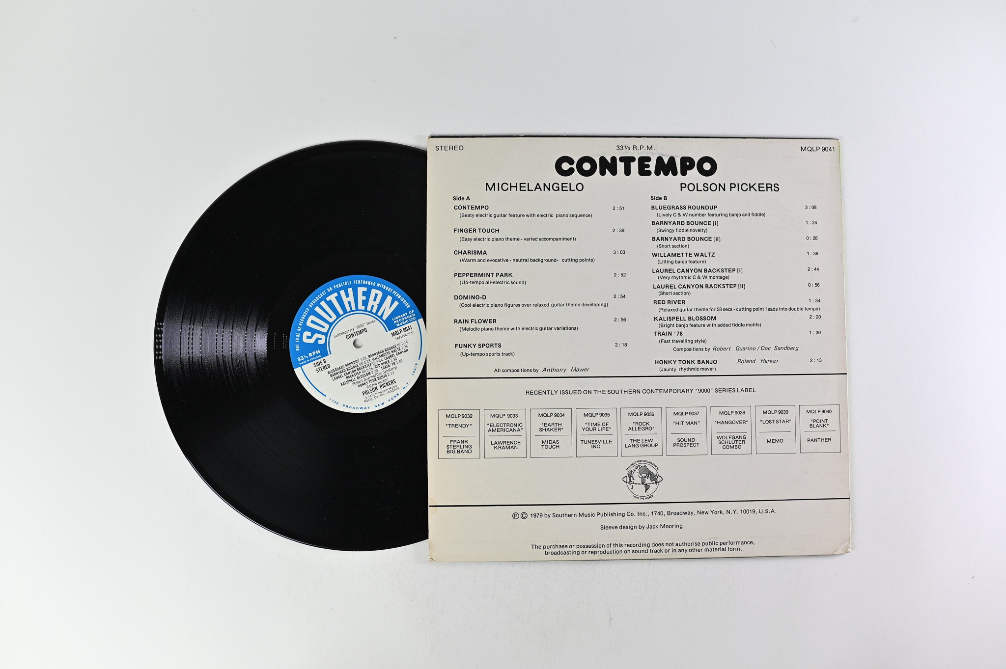 Michelangelo / Polson Pickers – Contempo on Peer International Library Limited