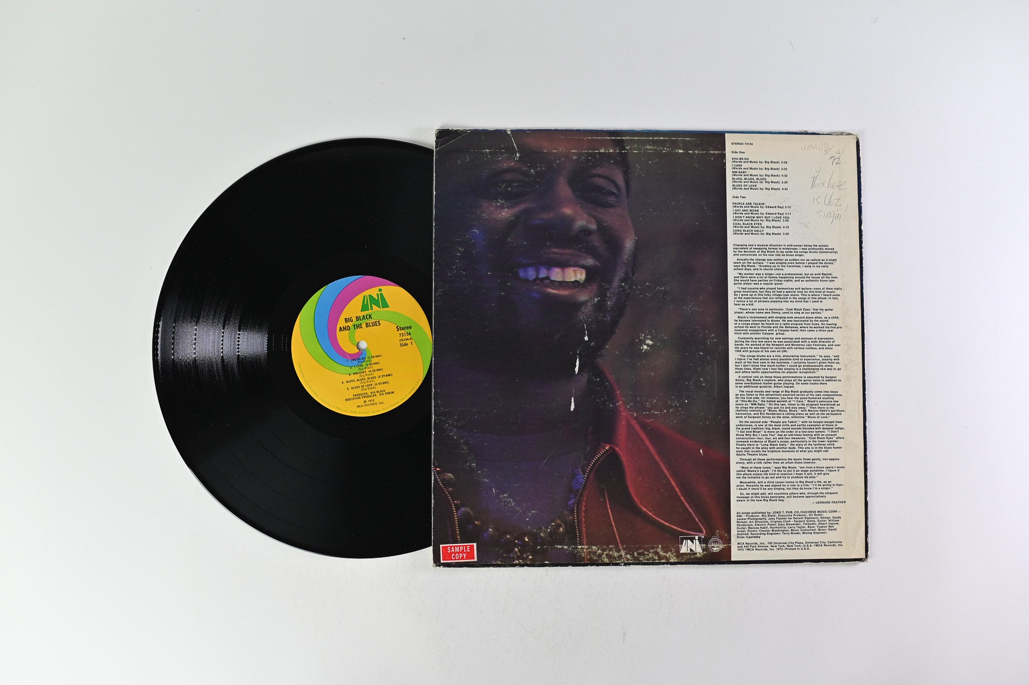 Big Black – Big Black & The Blues on UNI Records