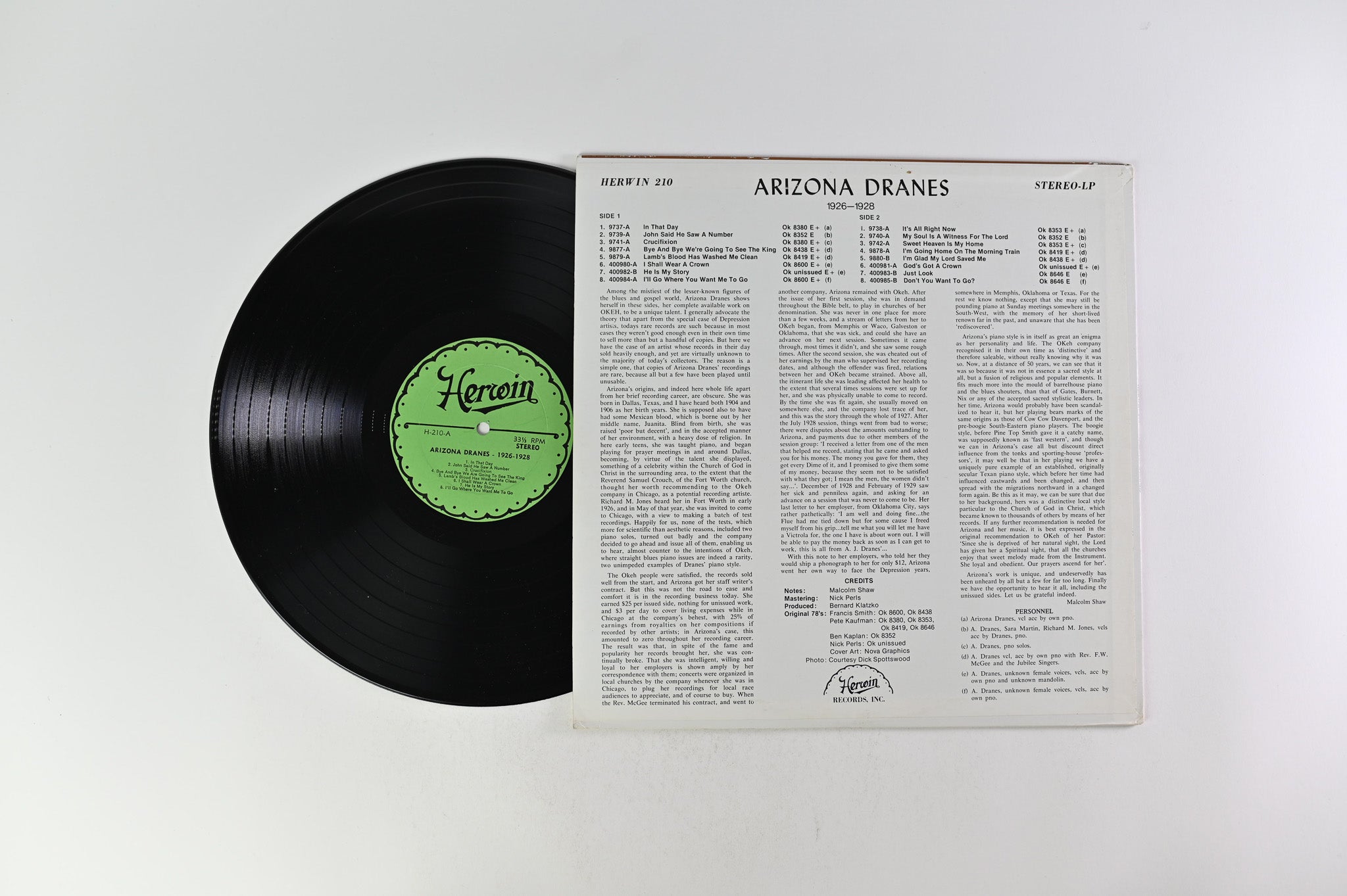 Arizona Dranes 1926 - 1928 on Herwin Records - Gospel