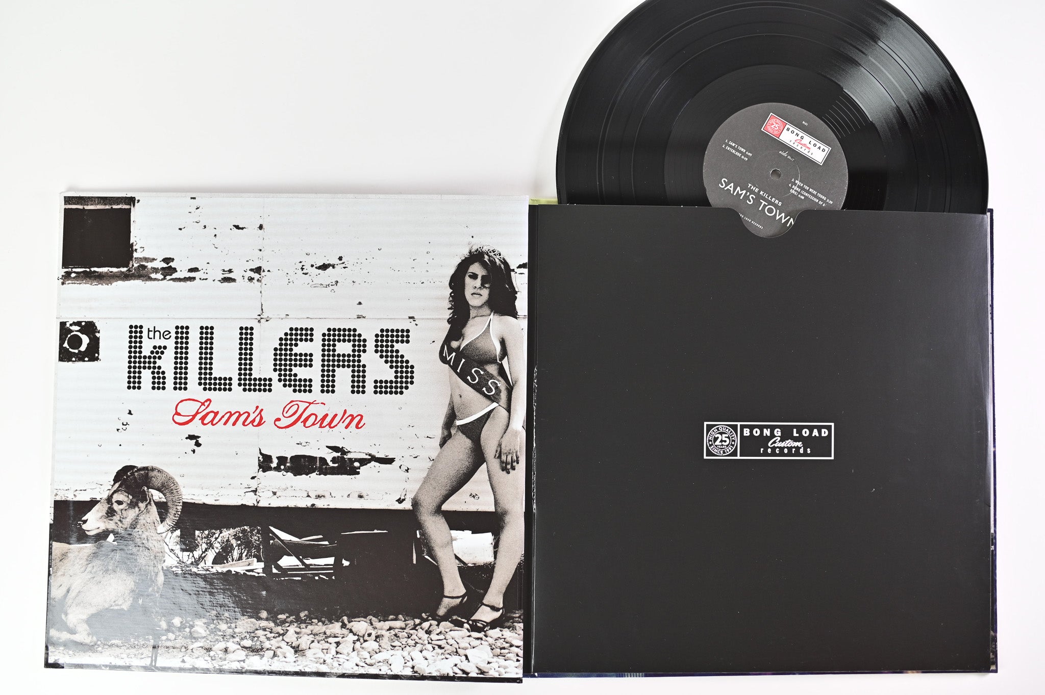 USオリジナル The Killers ‎– Sam's Town レコード BRANDON FLOWERS SIGNED THE KILLERS SAM'S TOWN LP VINYL