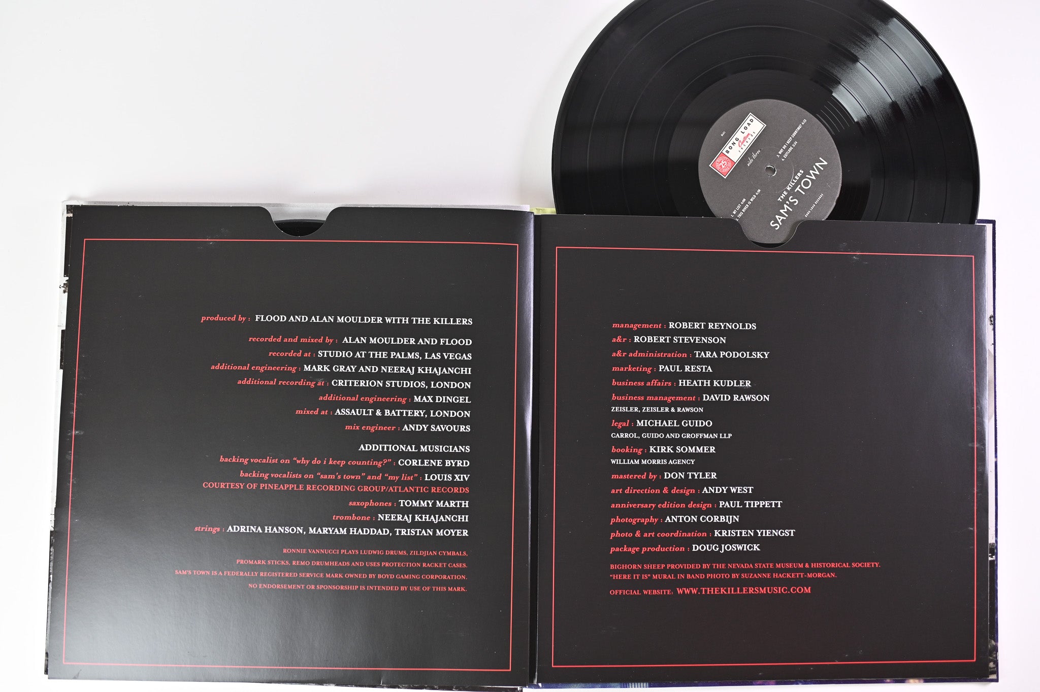 The Killers - Sam's Town on Bong Load Ltd Numbered 10th Anniversary Reissue