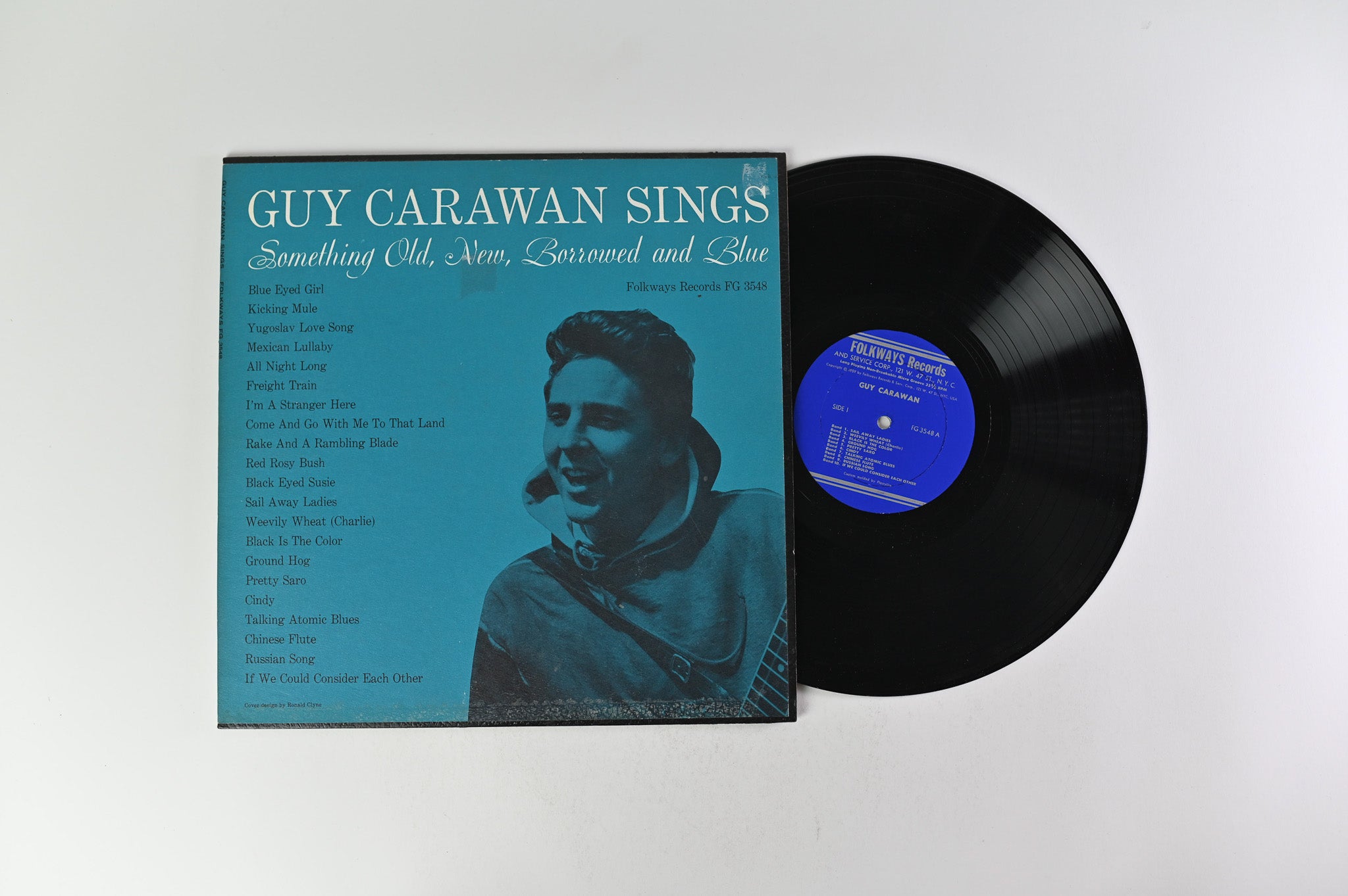 Guy Carawan - Sings Something Old New Borrowed And Blue on Folkways Records