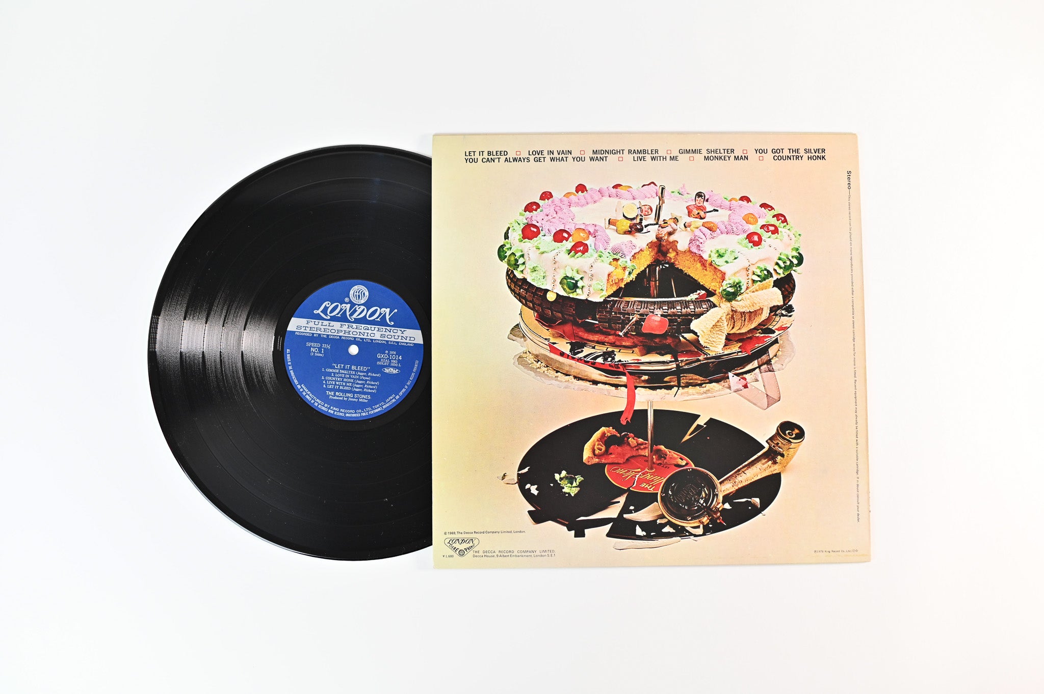The Rolling Stones - Let It Bleed on London Japanese Reissue