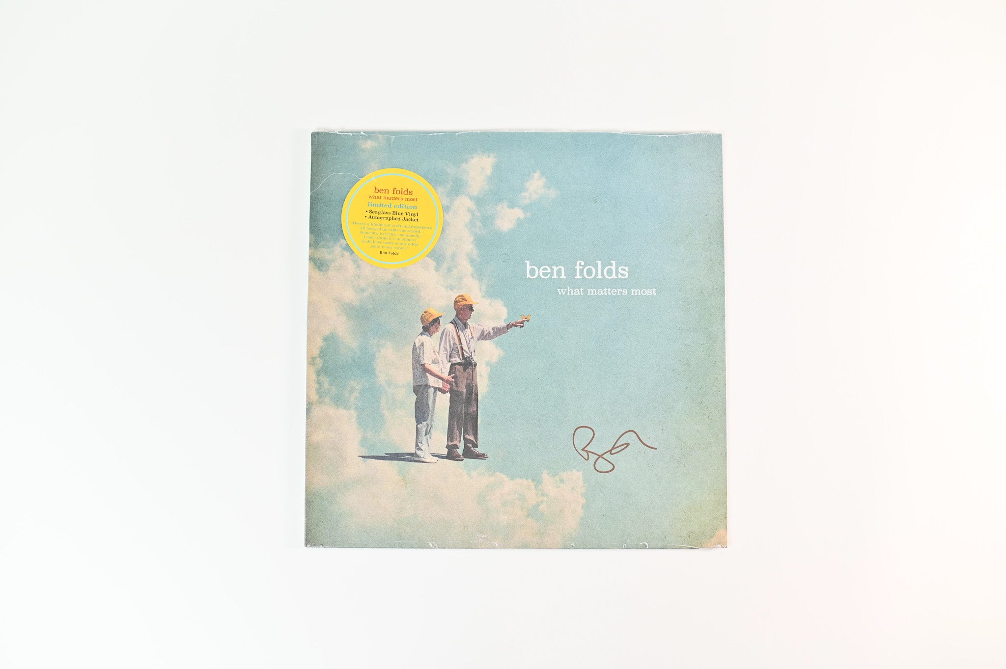 Ben Folds - What Matters Most on New West Ltd Seaglass Blue Vinyl Sealed