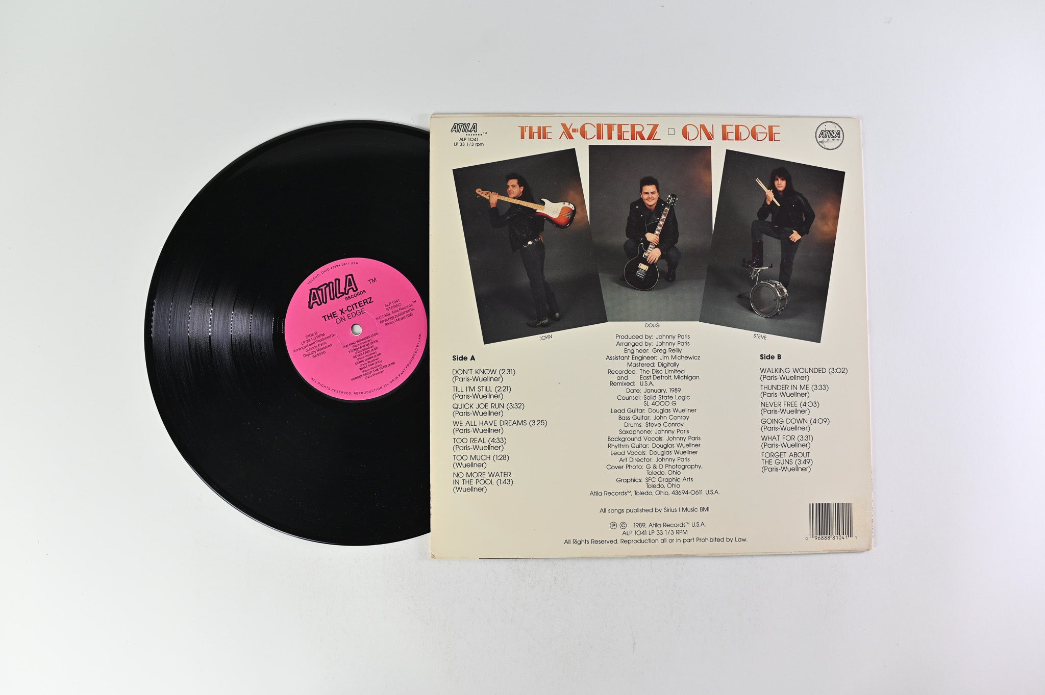 The X-Citerz – On Edge on Atila Records