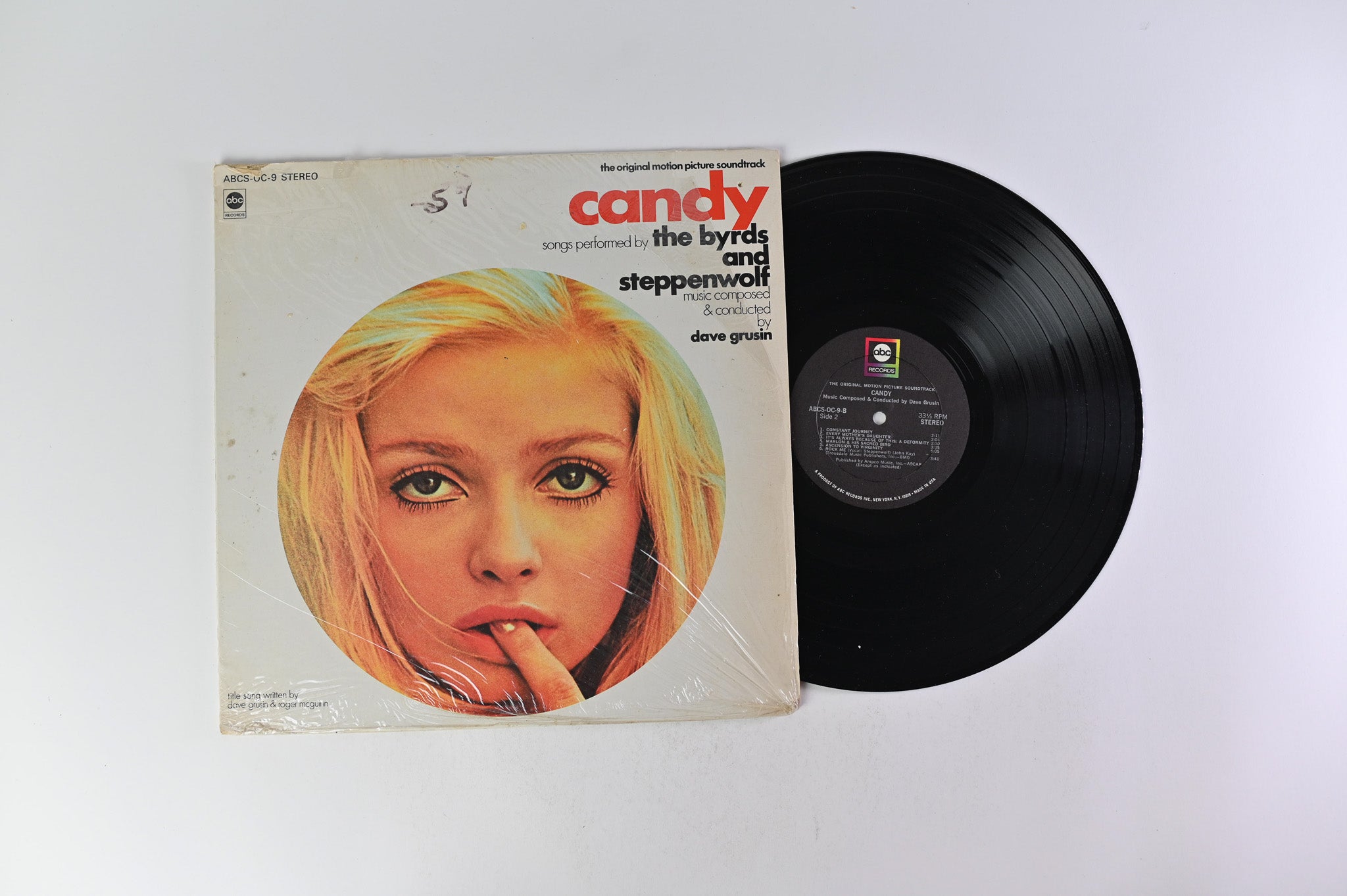 The Byrds And Steppenwolf, Dave Grusin – Candy (The Original Motion Picture Soundtrack) on ABC Records