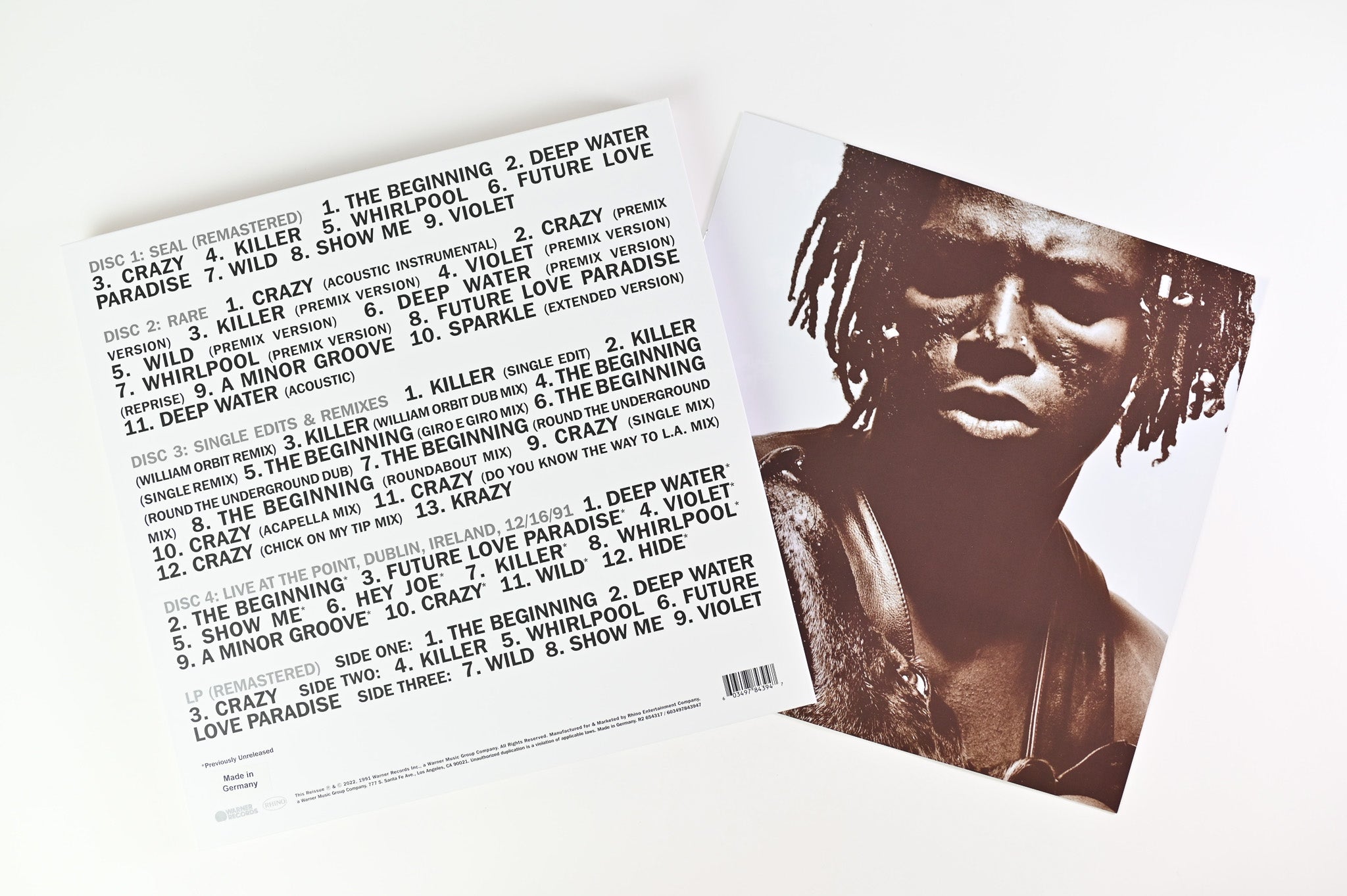 Seal - Seal on Rhino Deluxe Edition Booklet Reissue