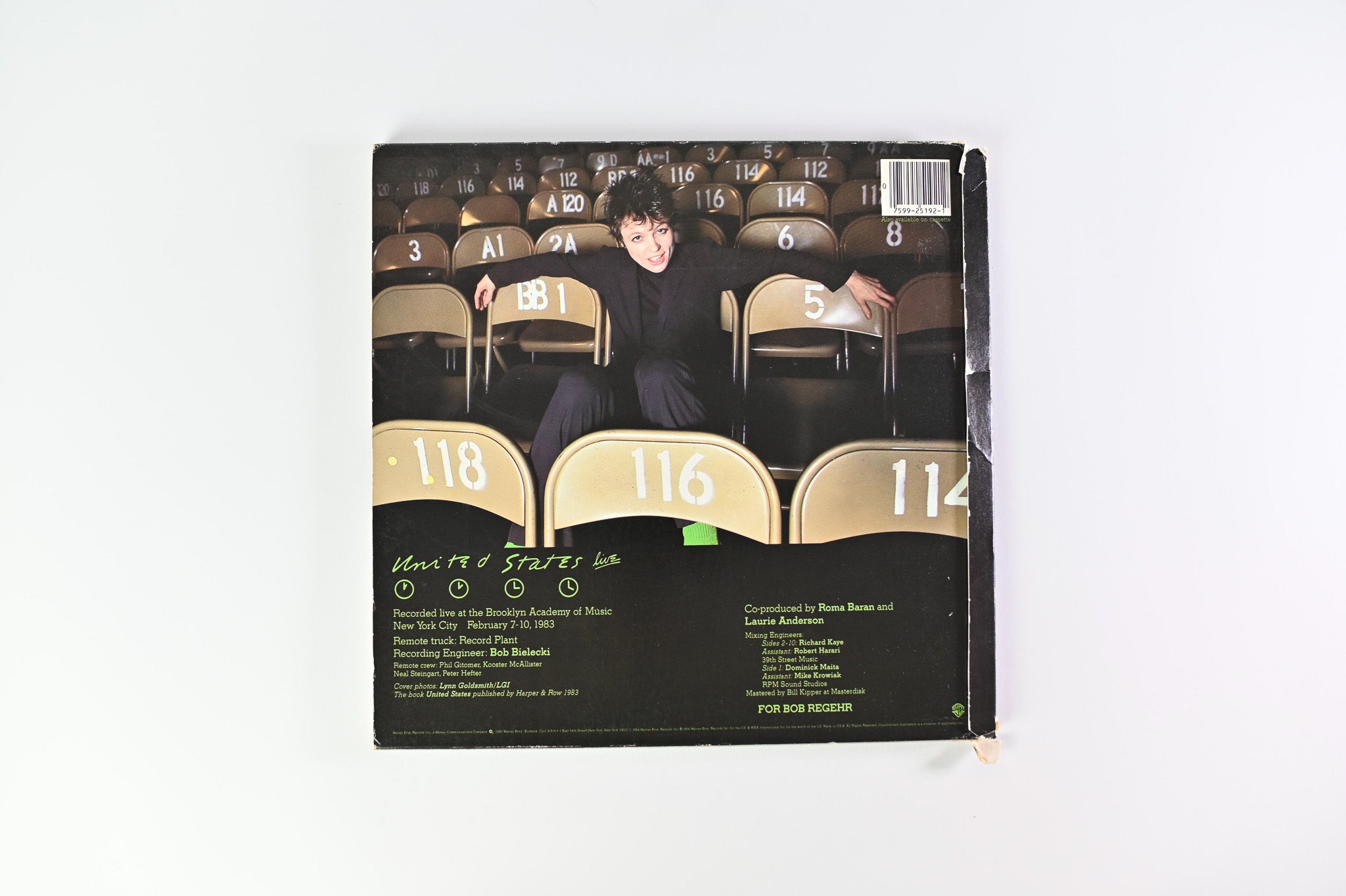 Laurie Anderson - United States Live on Warner Bros Box Set