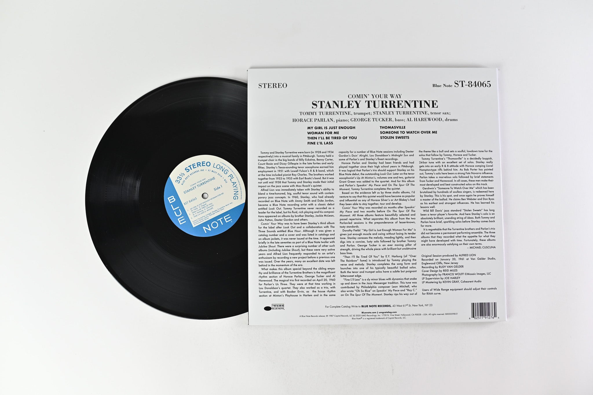 Stanley Turrentine - Comin' Your Way on Blue Note Tone Poet Series