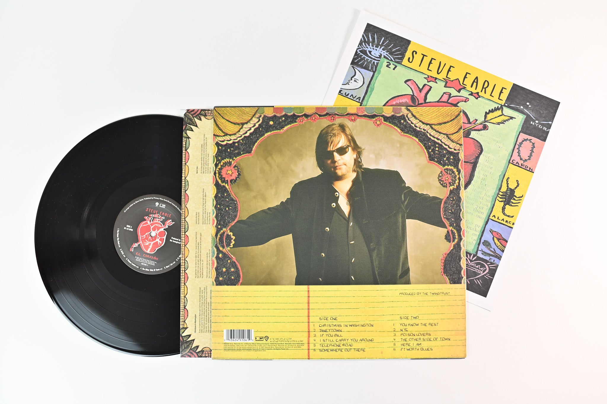 Steve Earle - El Corazón Warner RSD BF 2017 Ltd Reissue