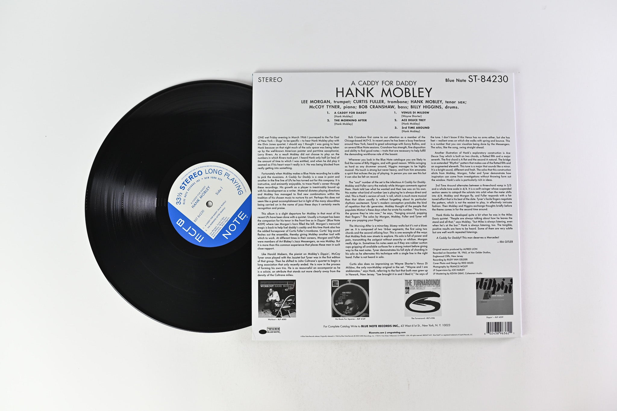 Hank Mobley - A Caddy For Daddy on Blue Note Tonet Poet Series