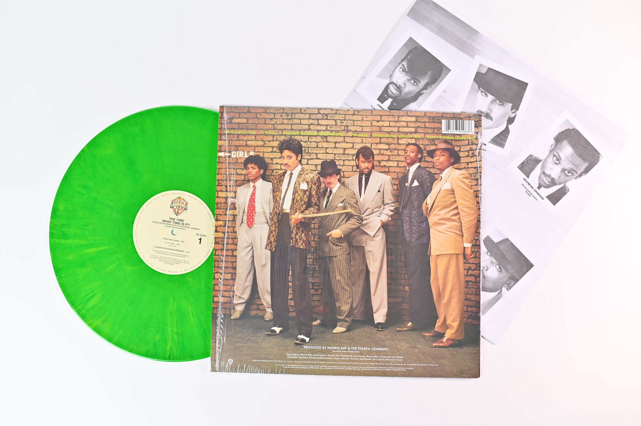 The Time - What Time Is It? on Warner RSD 2017 Ltd Green Vinyl Reissue