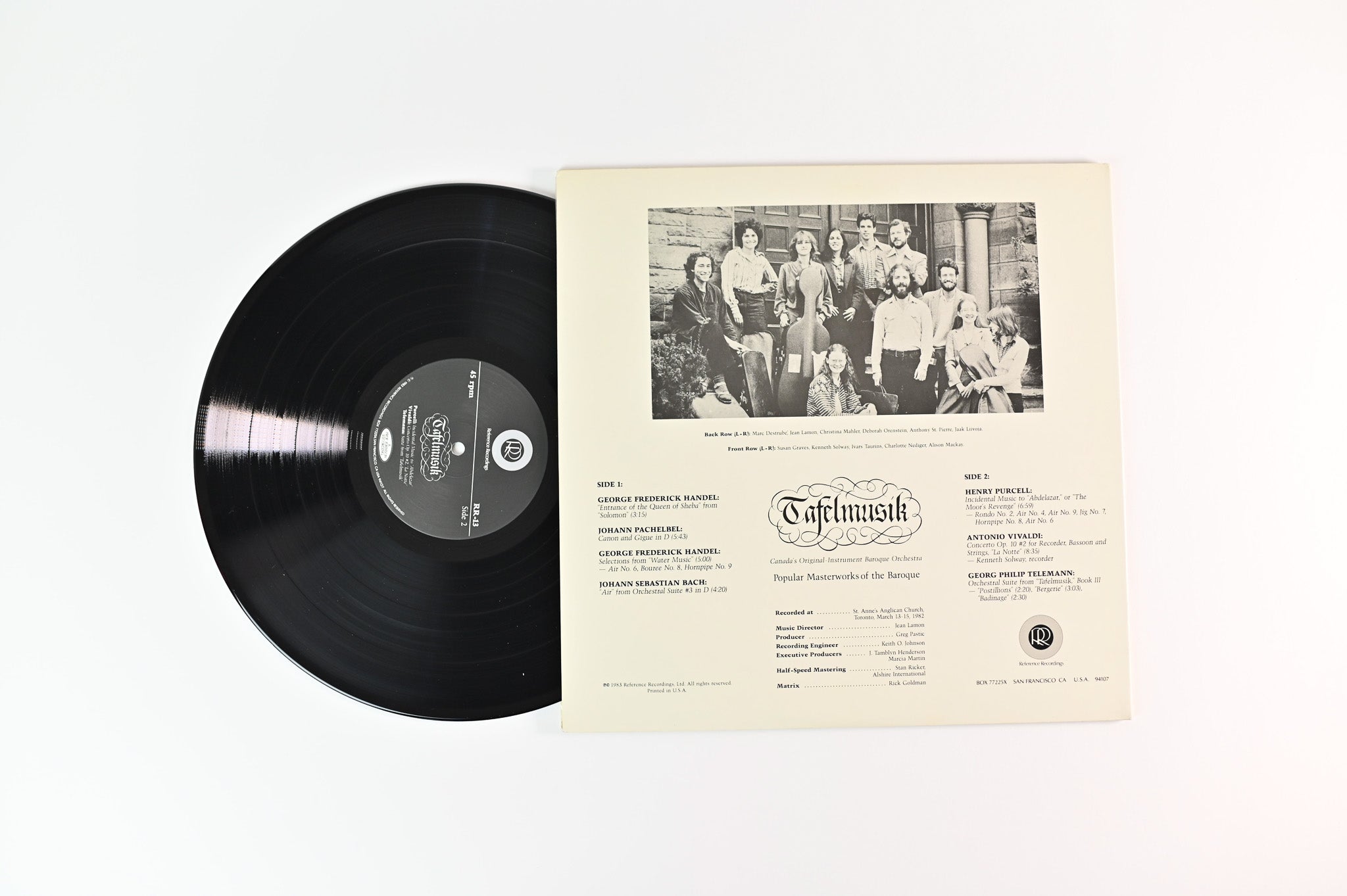 Tafelmusik Baroque Orchestra - Popular Masterworks Of The Baroque on Reference Recordings