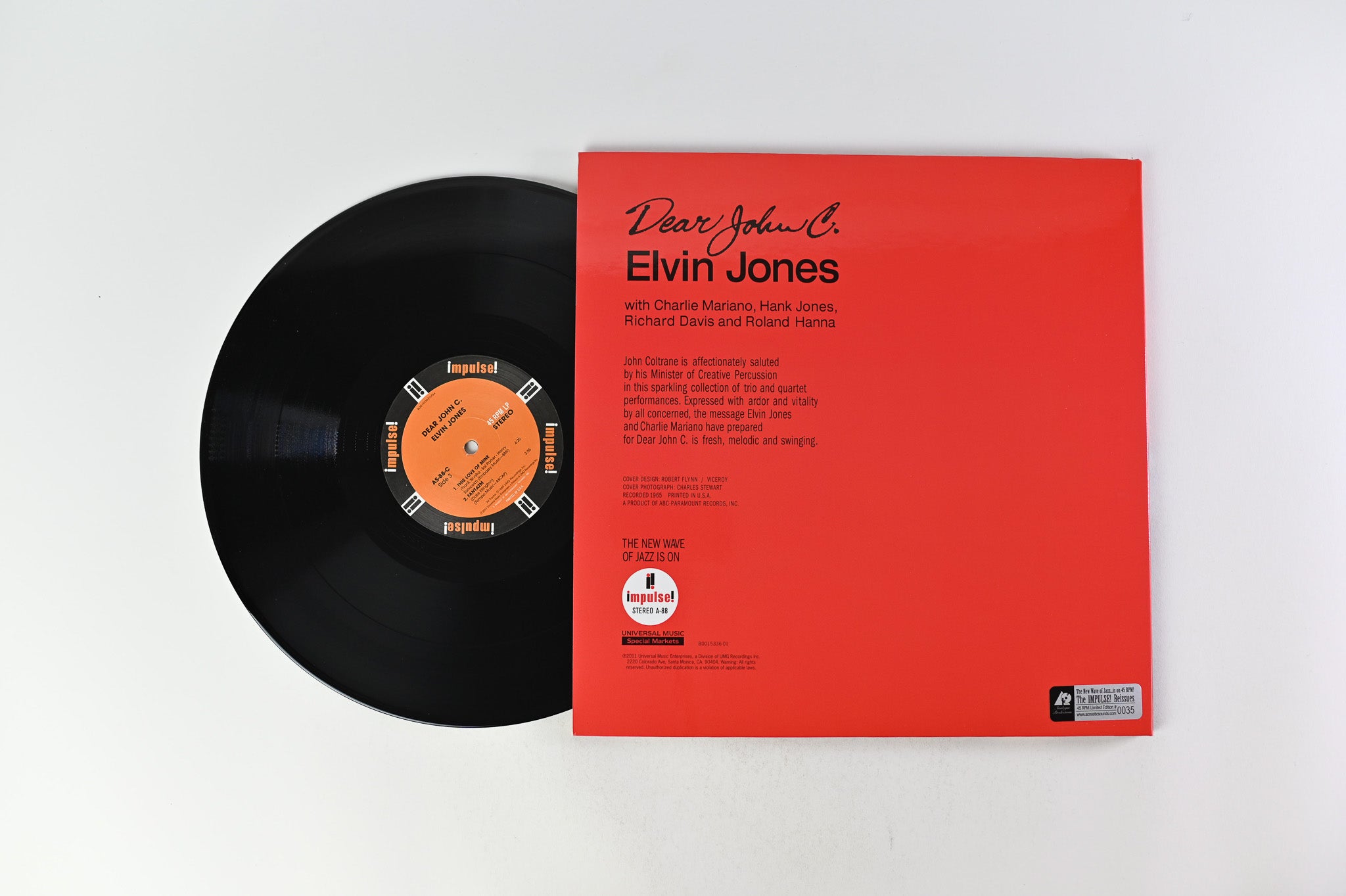Elvin Jones - Dear John C. on Analogue Productions Ltd Numbered 45 RPM Reissue