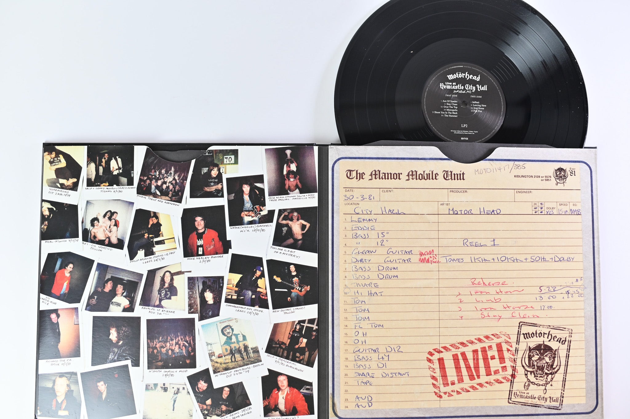 Motörhead - No Sleep 'Til Hammersmith on BMG Deluxe Edition Booklet Set Reissue