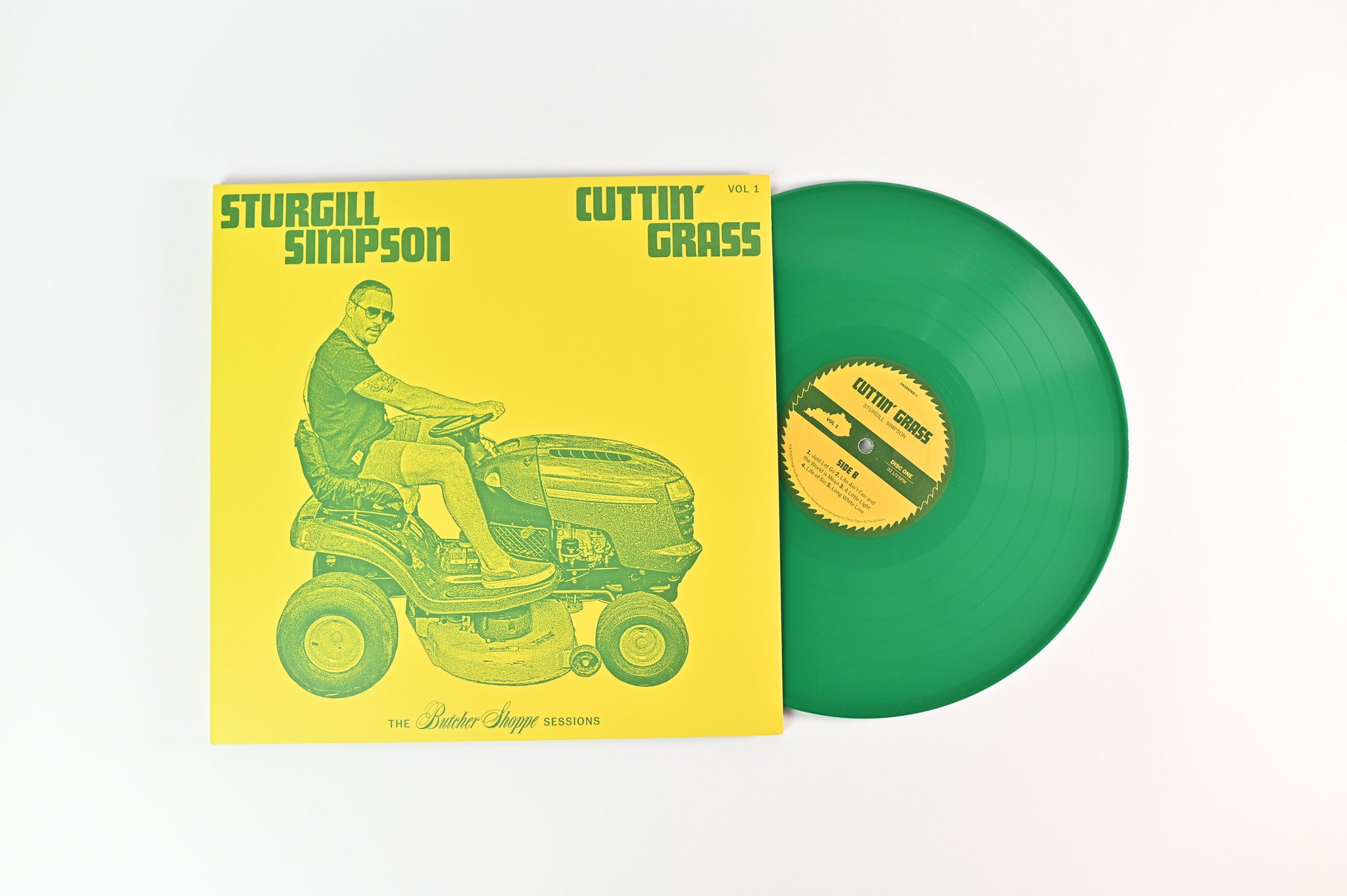 Sturgill Simpson - Cuttin' Grass Vol. 1 (The Butcher Shoppe Sessions) on High Top Mountain Ltd Green / Yellow