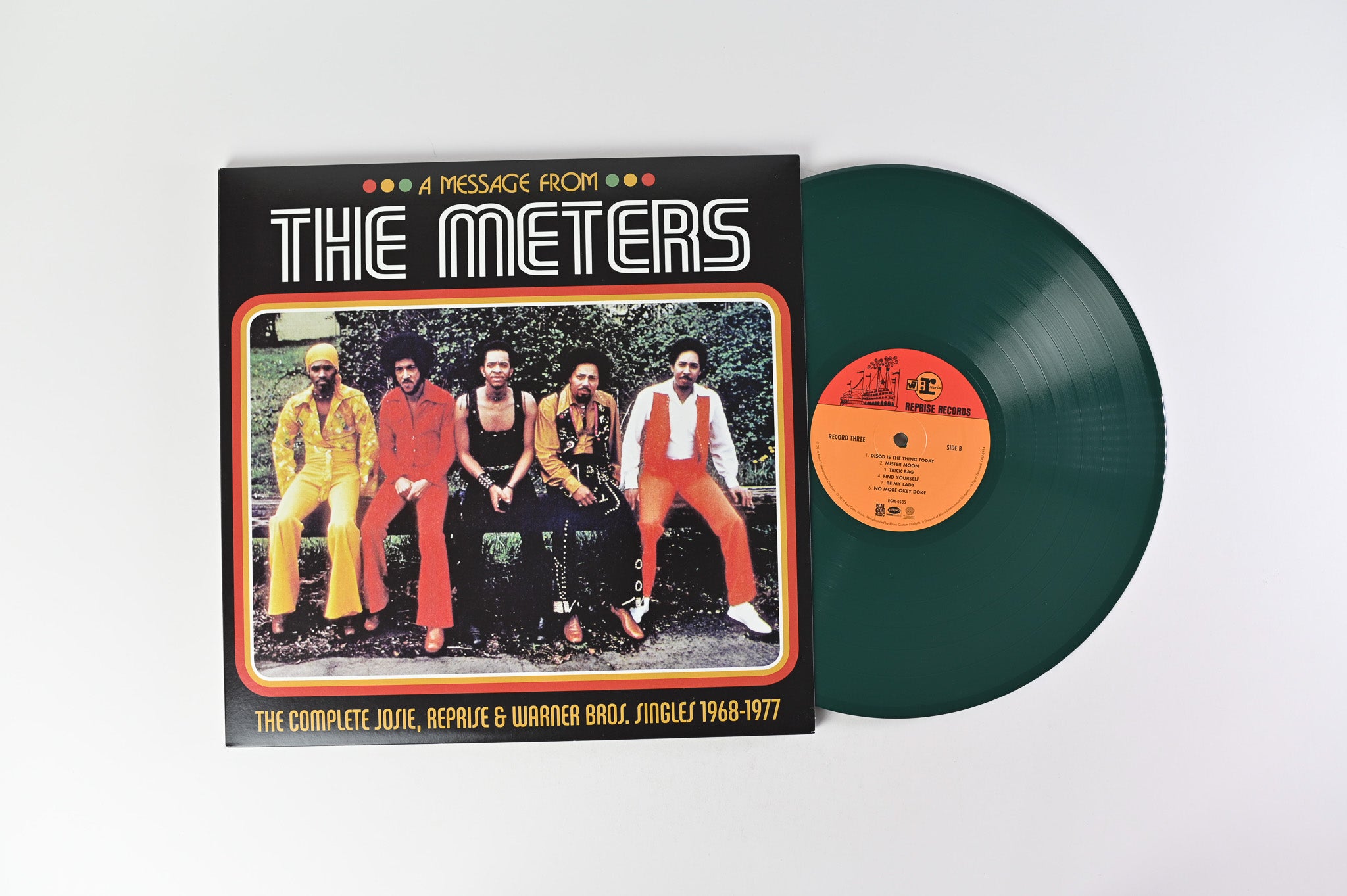 The Meters - A Message From The Meters (The Complete Josie, Reprise & Warner Bros. Singles 1968-1977) on Real Gone RSD Ltd Red Yellow Green Vinyl