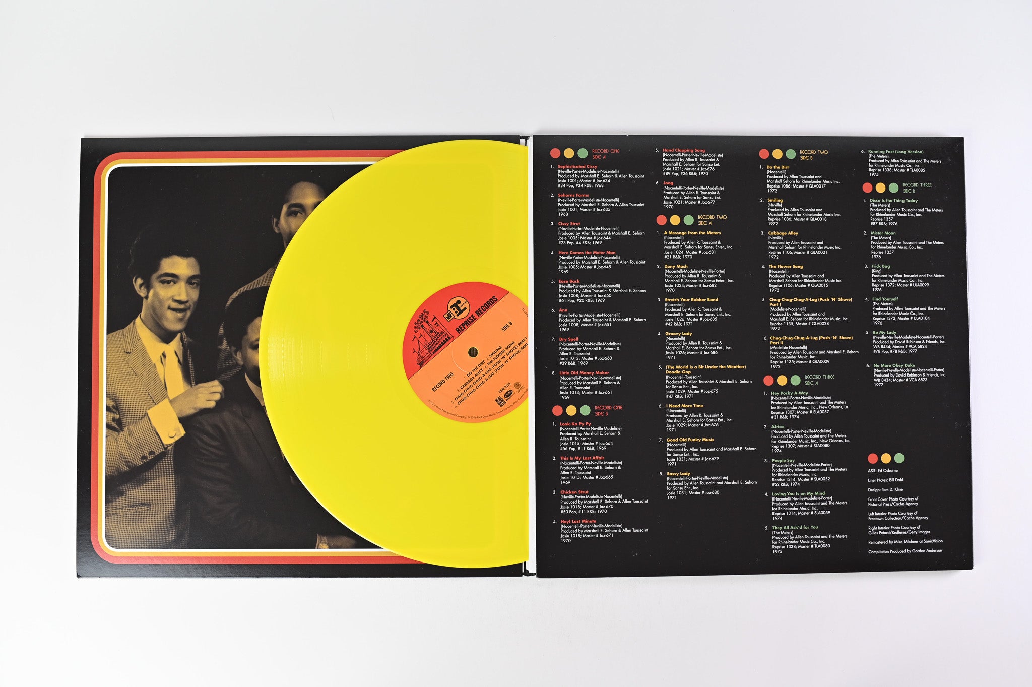 The Meters - A Message From The Meters (The Complete Josie, Reprise & Warner Bros. Singles 1968-1977) on Real Gone RSD Ltd Red Yellow Green Vinyl
