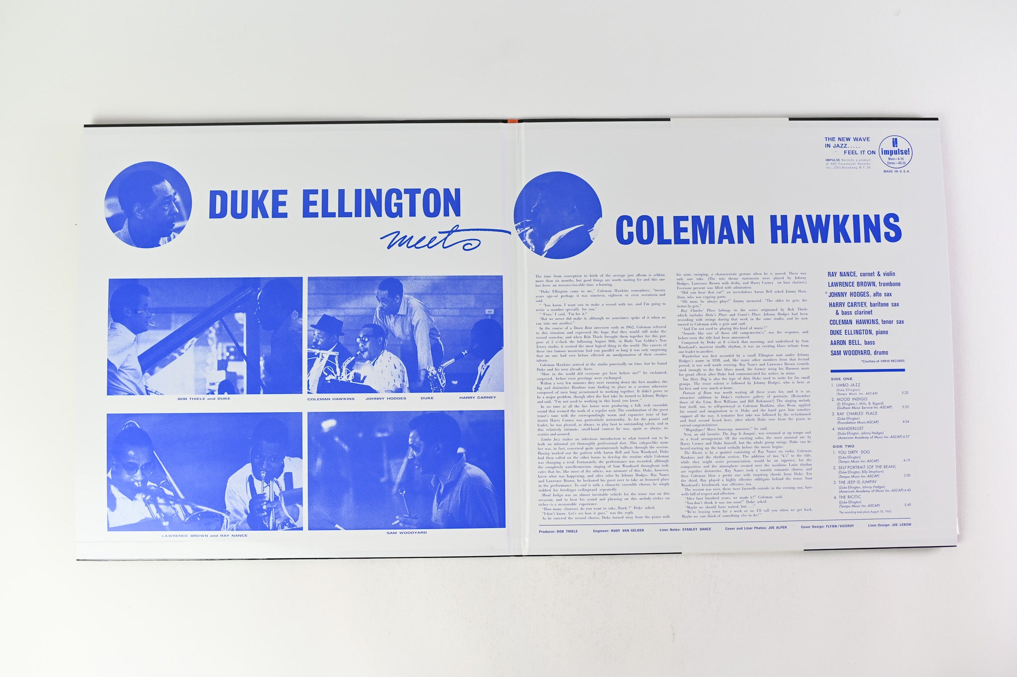 Duke Ellington - Duke Ellington Meets Coleman Hawkins on Analogue Productions 45 RPM