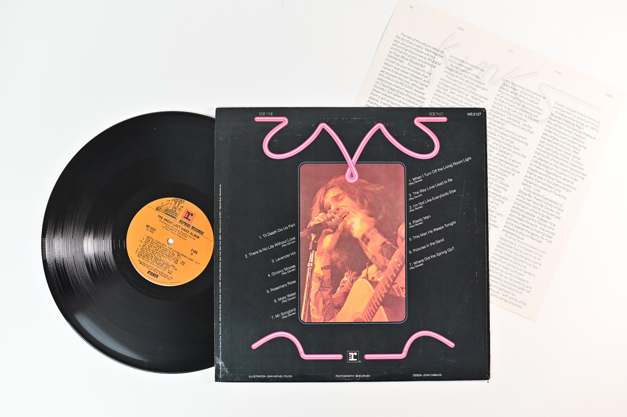 The Kinks - The Great Lost Kinks Album on Reprise Records
